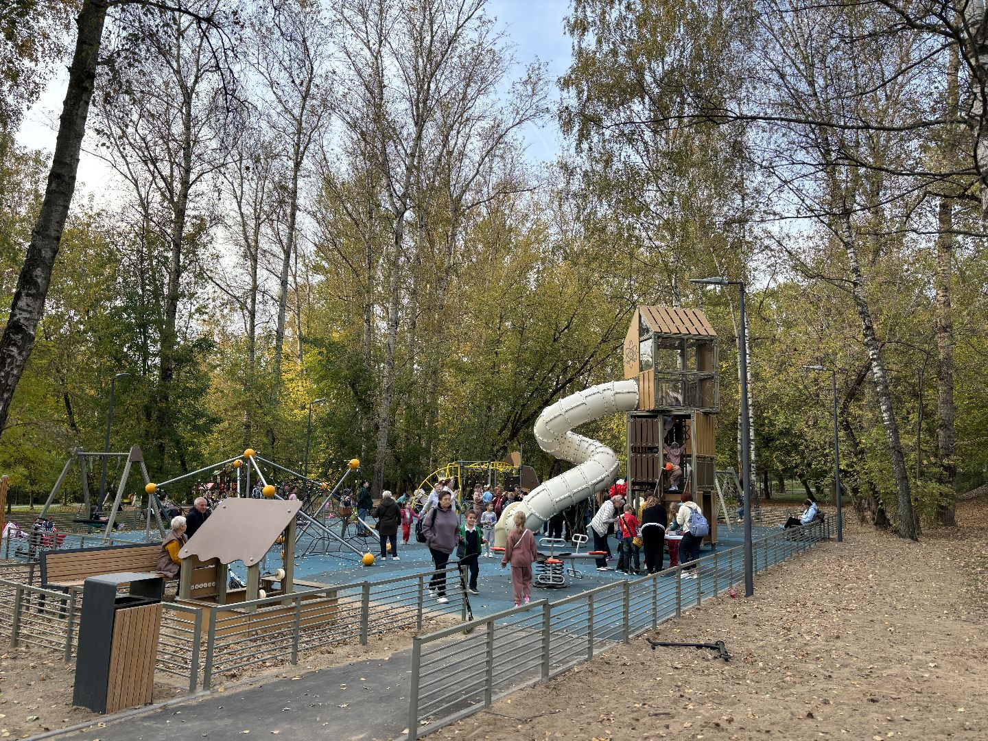 новая площадка, дети,