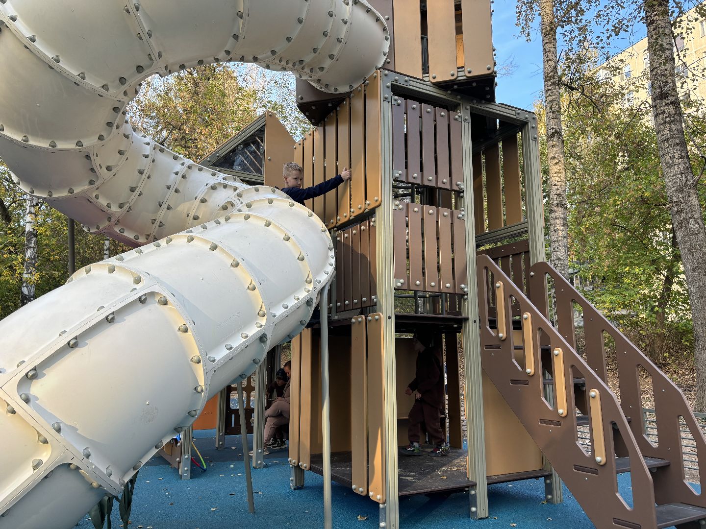 новая площадка, дети,