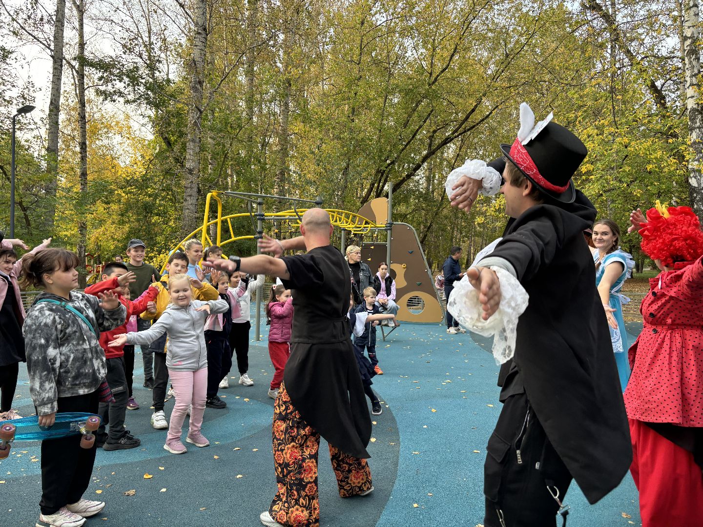 новая площадка, дети,