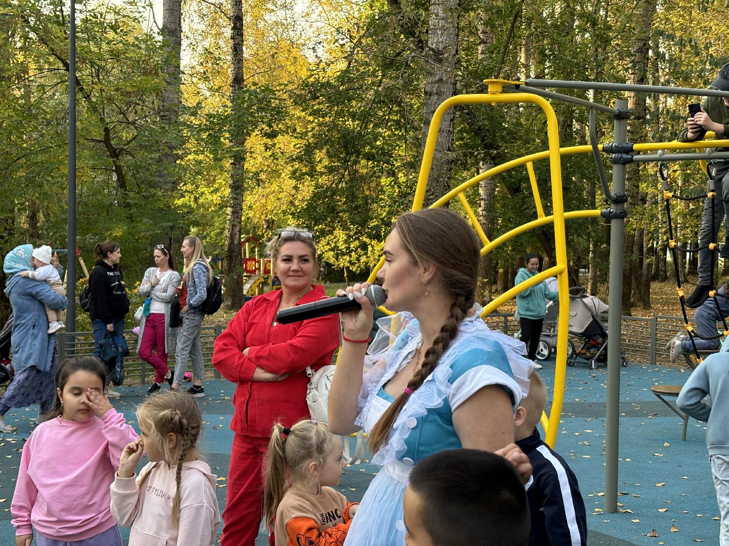 новая площадка, дети,