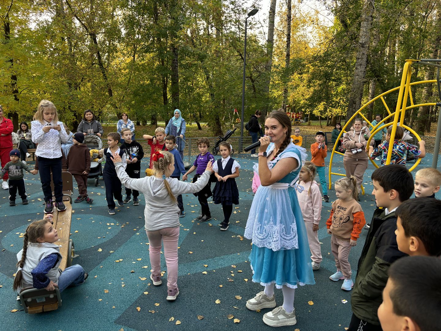 новая площадка, дети,