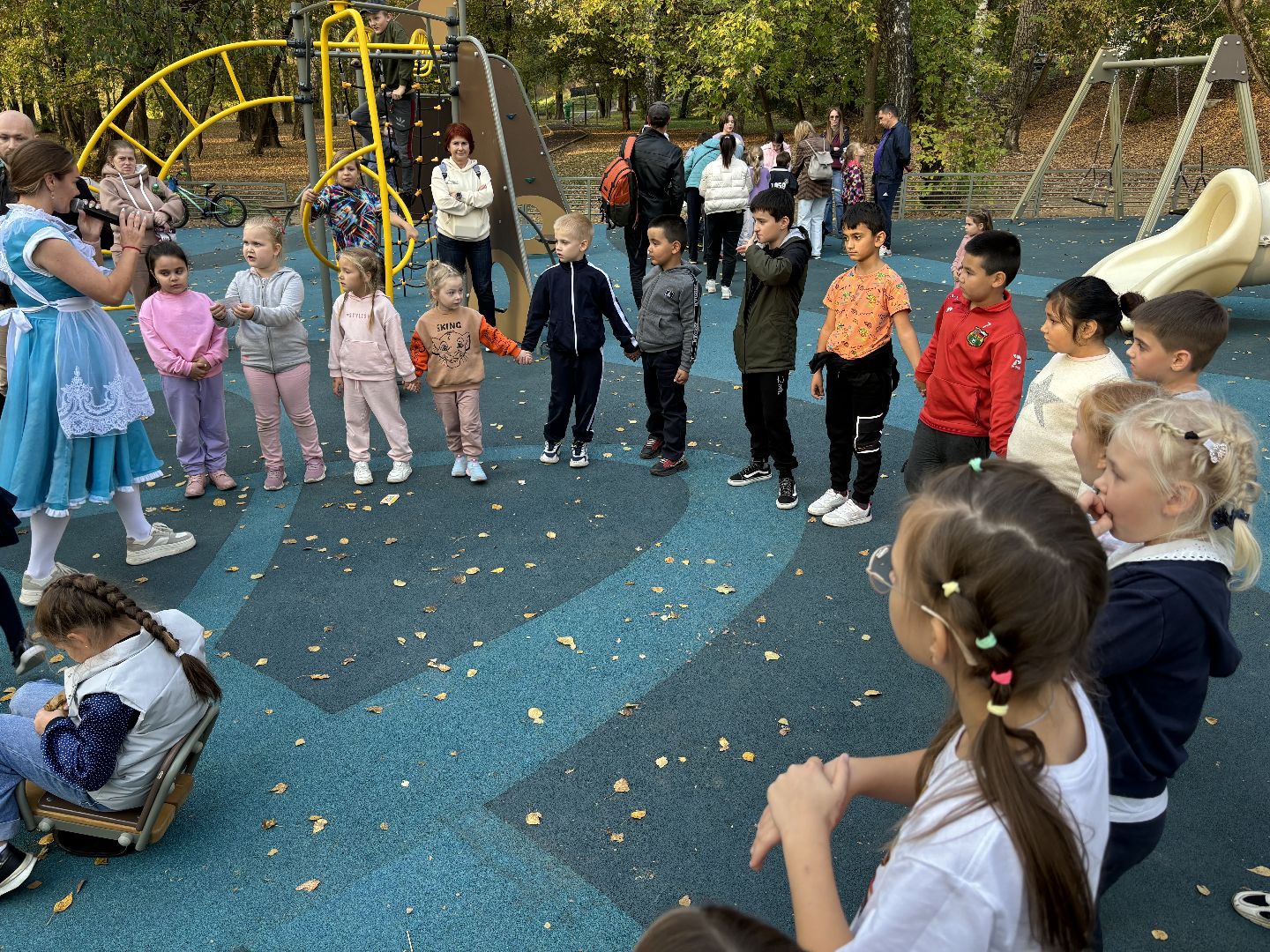 новая площадка, дети,