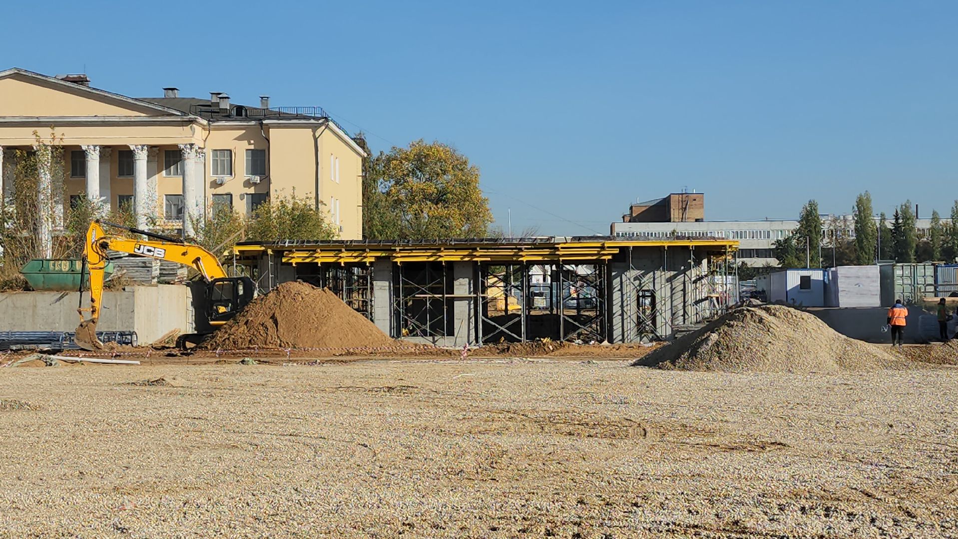 люберцы, стадион торпедо, строительство, футбольное поле,