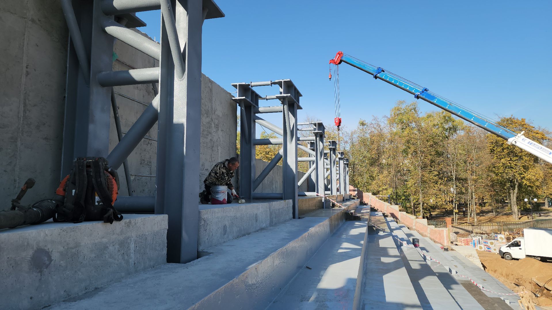 люберцы, стадион торпедо, строительство, футбольное поле,