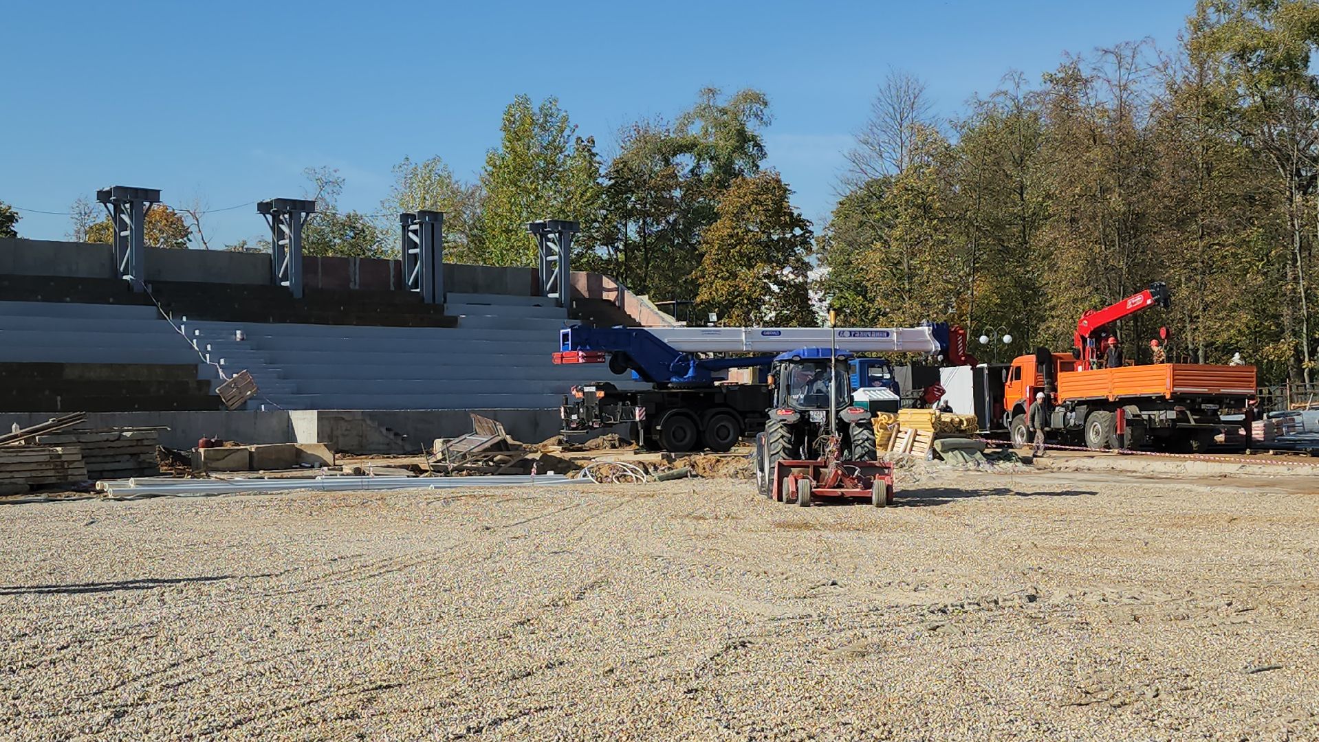 люберцы, стадион торпедо, строительство, футбольное поле,