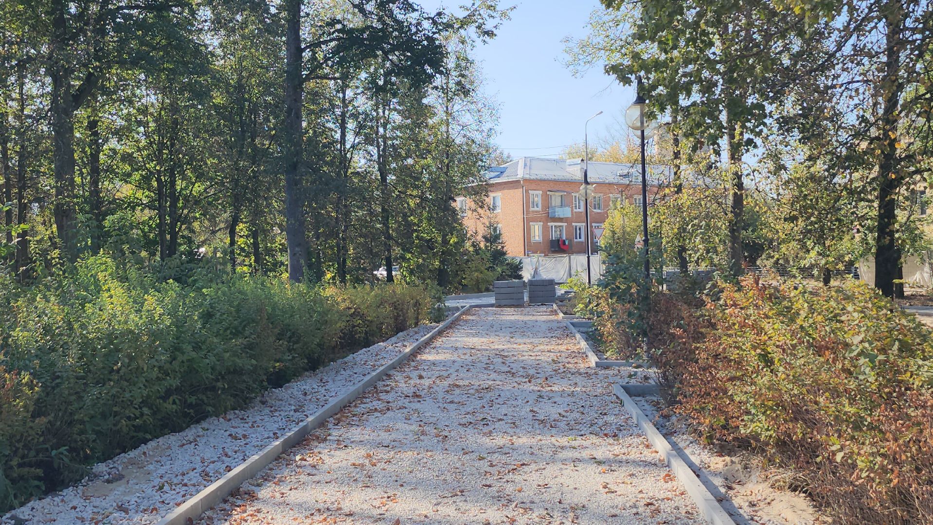 серпухов, дк лира, поселок пролетарский, сквер, парковка,