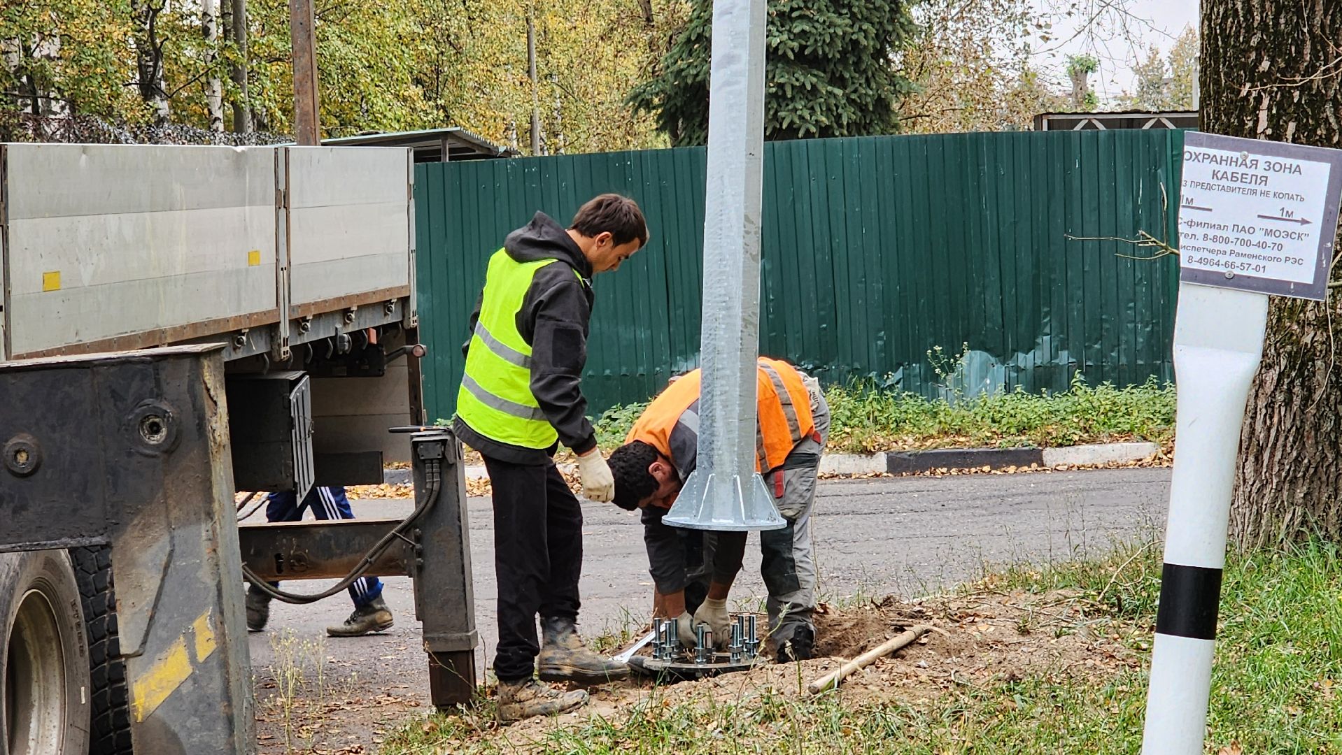 Бронницы, светлый город, Монтаж освещения в Бронницах, работы по благоустройству,
