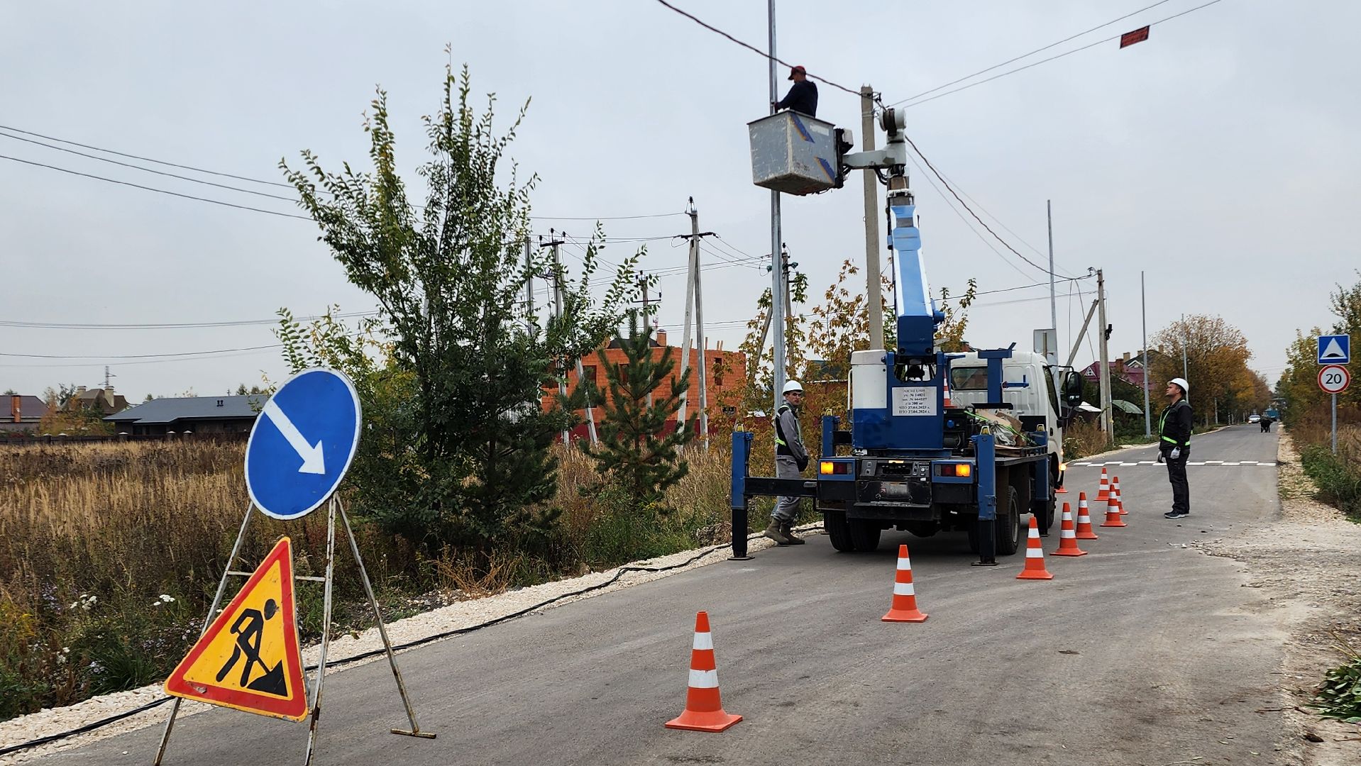 Бронницы, светлый город, Монтаж освещения в Бронницах, работы по благоустройству,