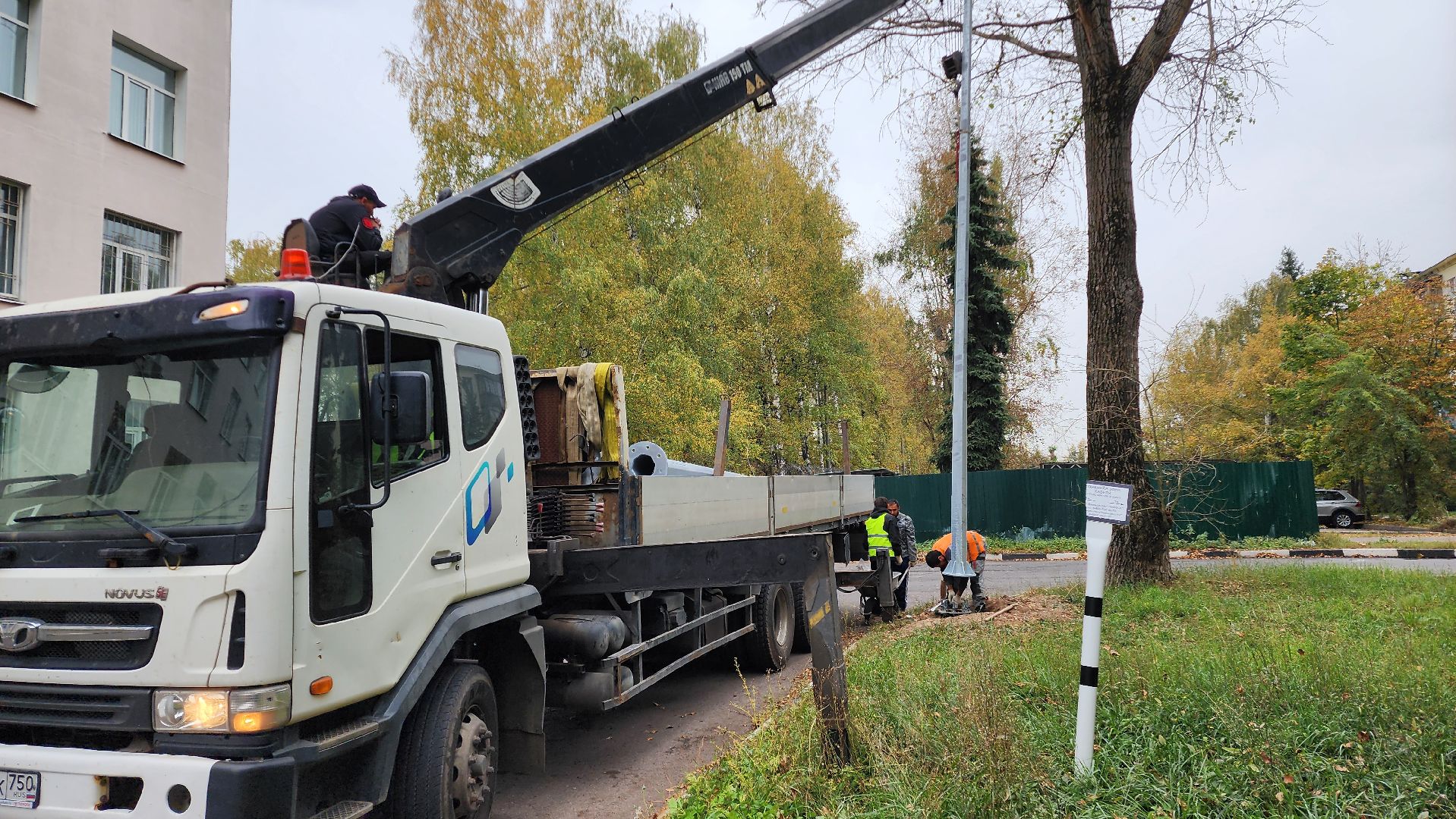 Бронницы, светлый город, Монтаж освещения в Бронницах, работы по благоустройству,