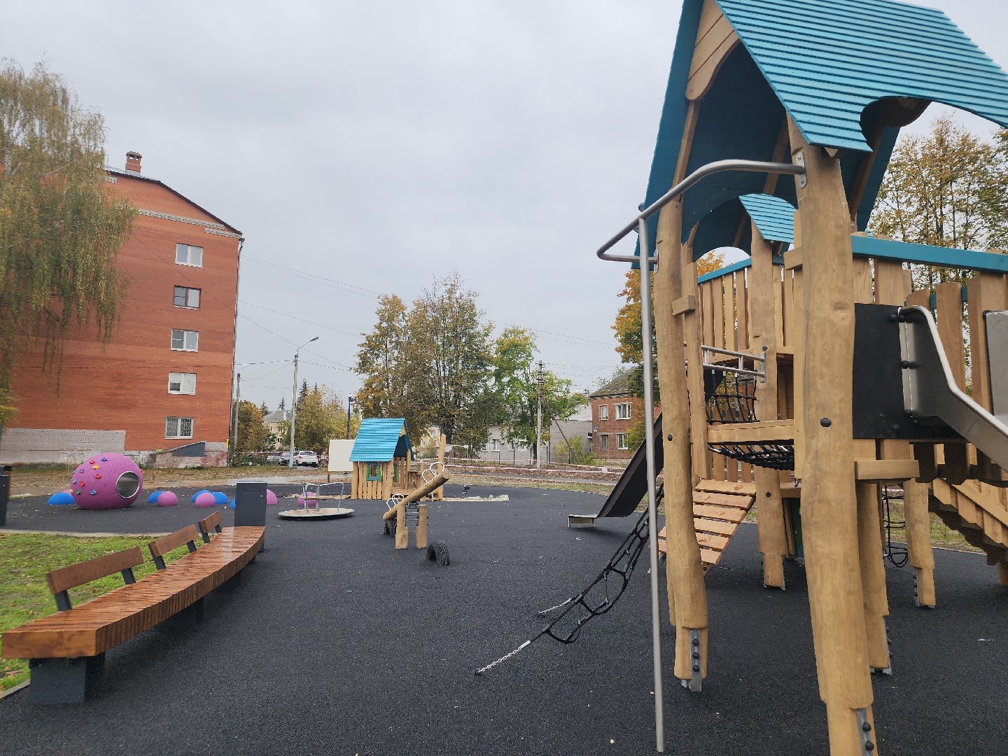 детский сквер, куровское, орехово-зуевский округ, благоустройство 2024,