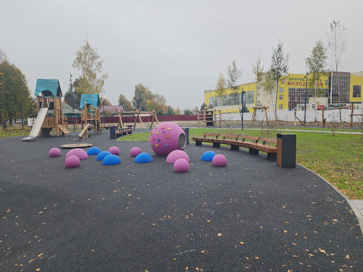 детский сквер, куровское, орехово-зуевский округ, благоустройство 2024,
