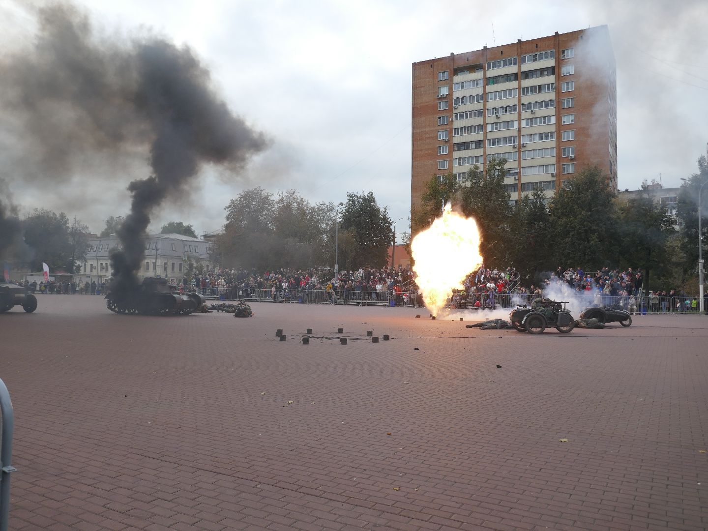 Подольск, Подвиг подольских курсантов, Реконструкция, День памяти, День города, вов,