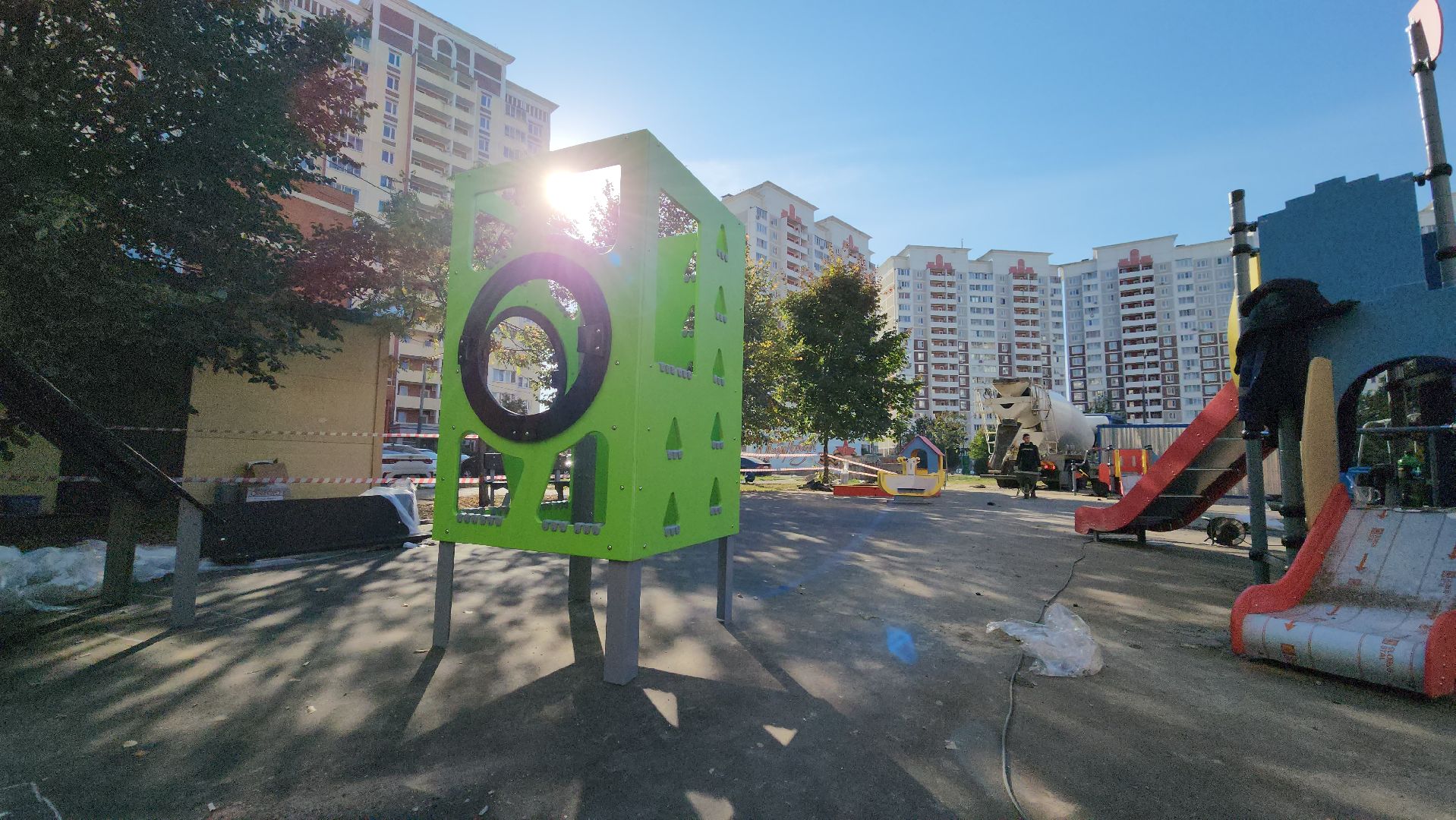 Десткая площадка, Благоустройство, Лобня,