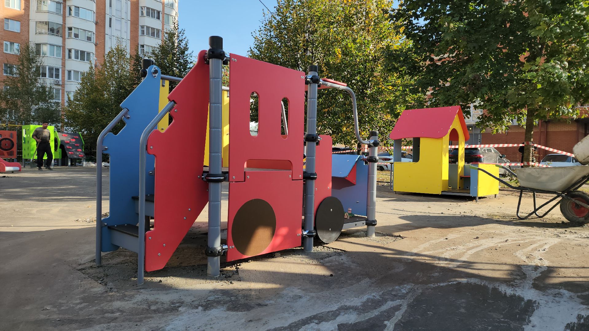 Десткая площадка, Благоустройство, Лобня,