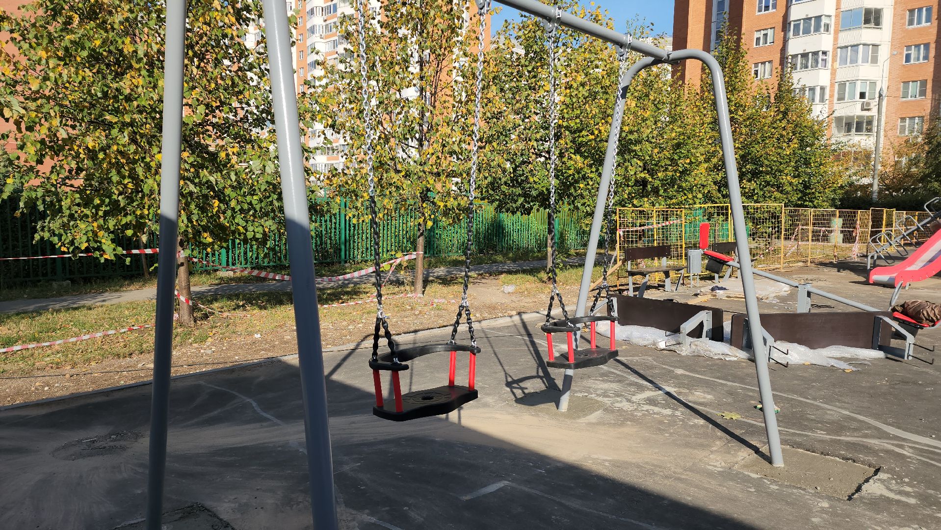 Десткая площадка, Благоустройство, Лобня,