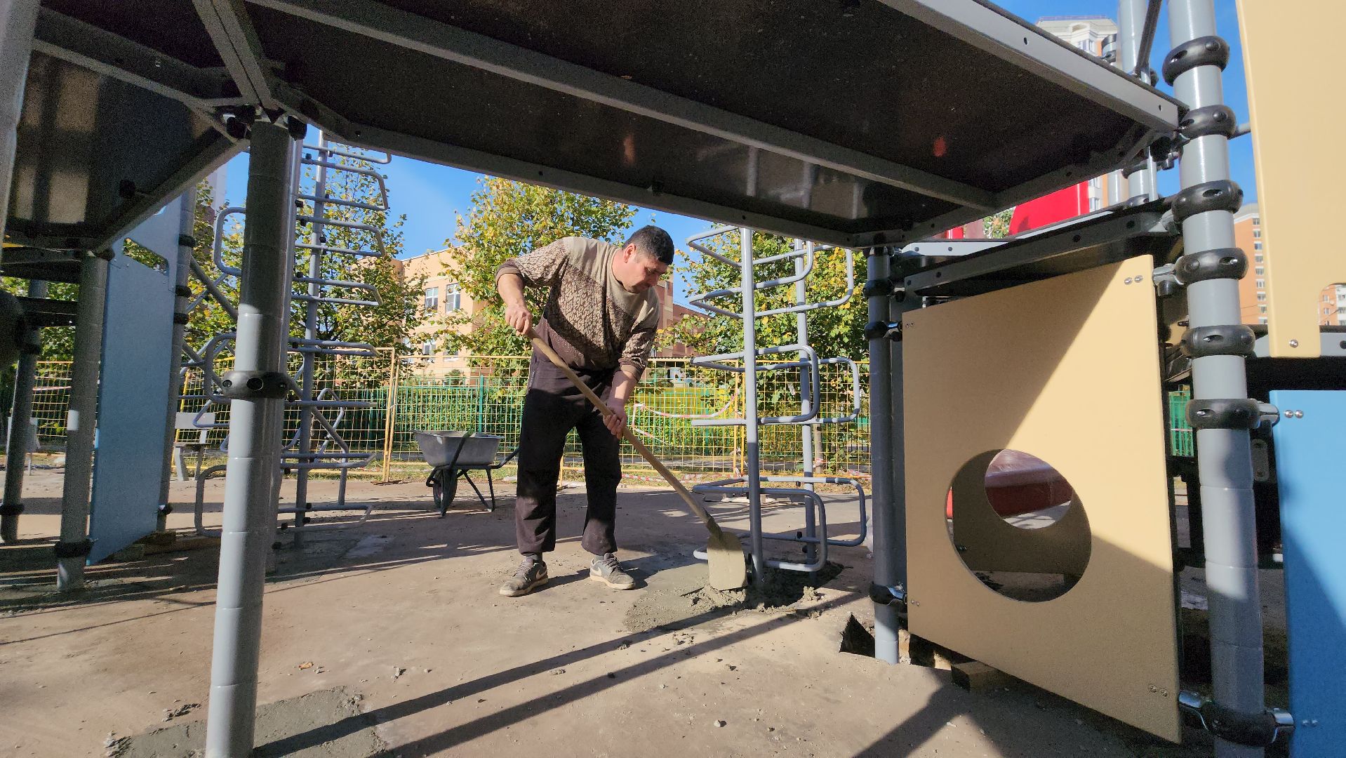 Десткая площадка, Благоустройство, Лобня,