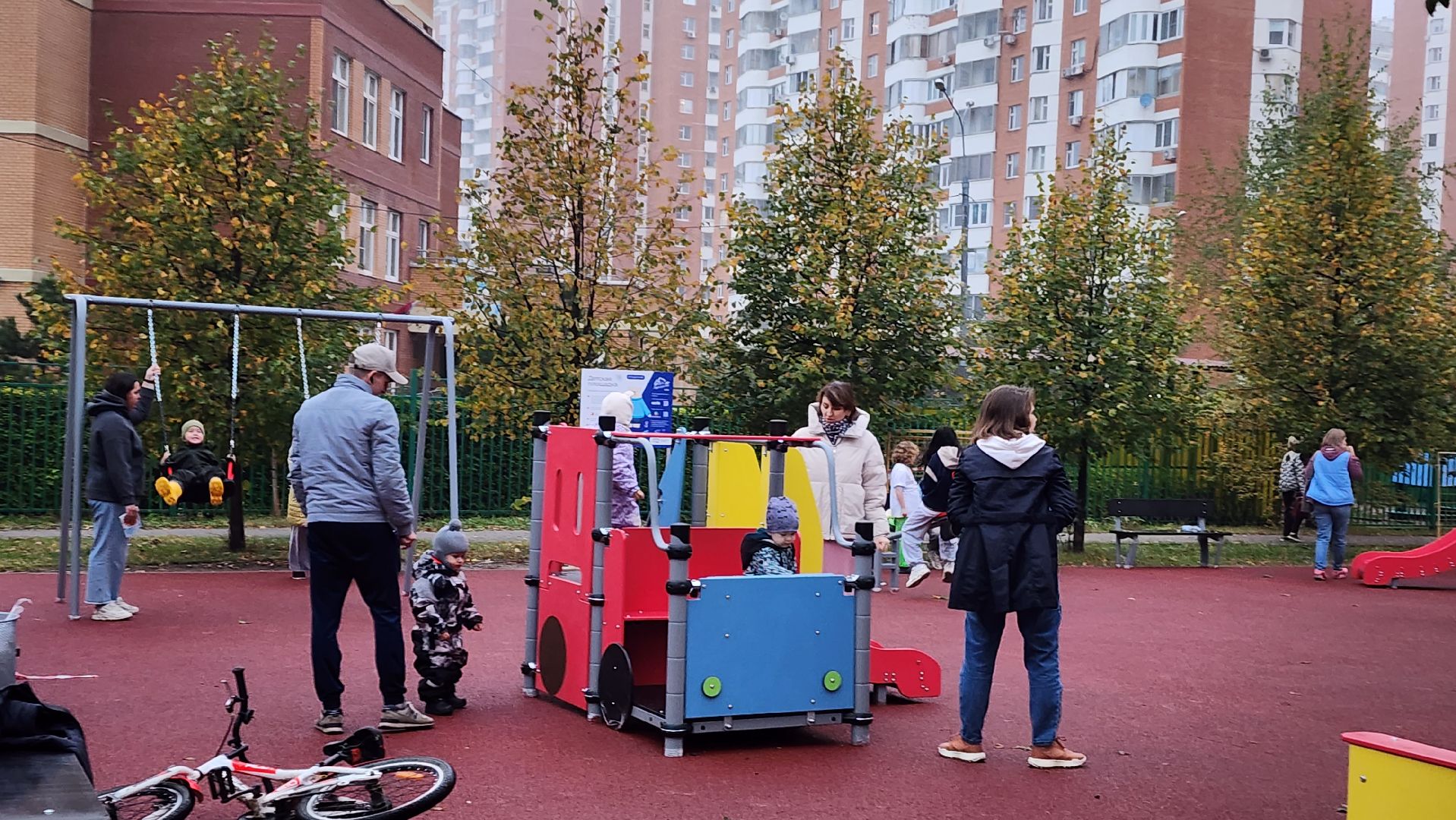 Десткая площадка, Благоустройство, Лобня,