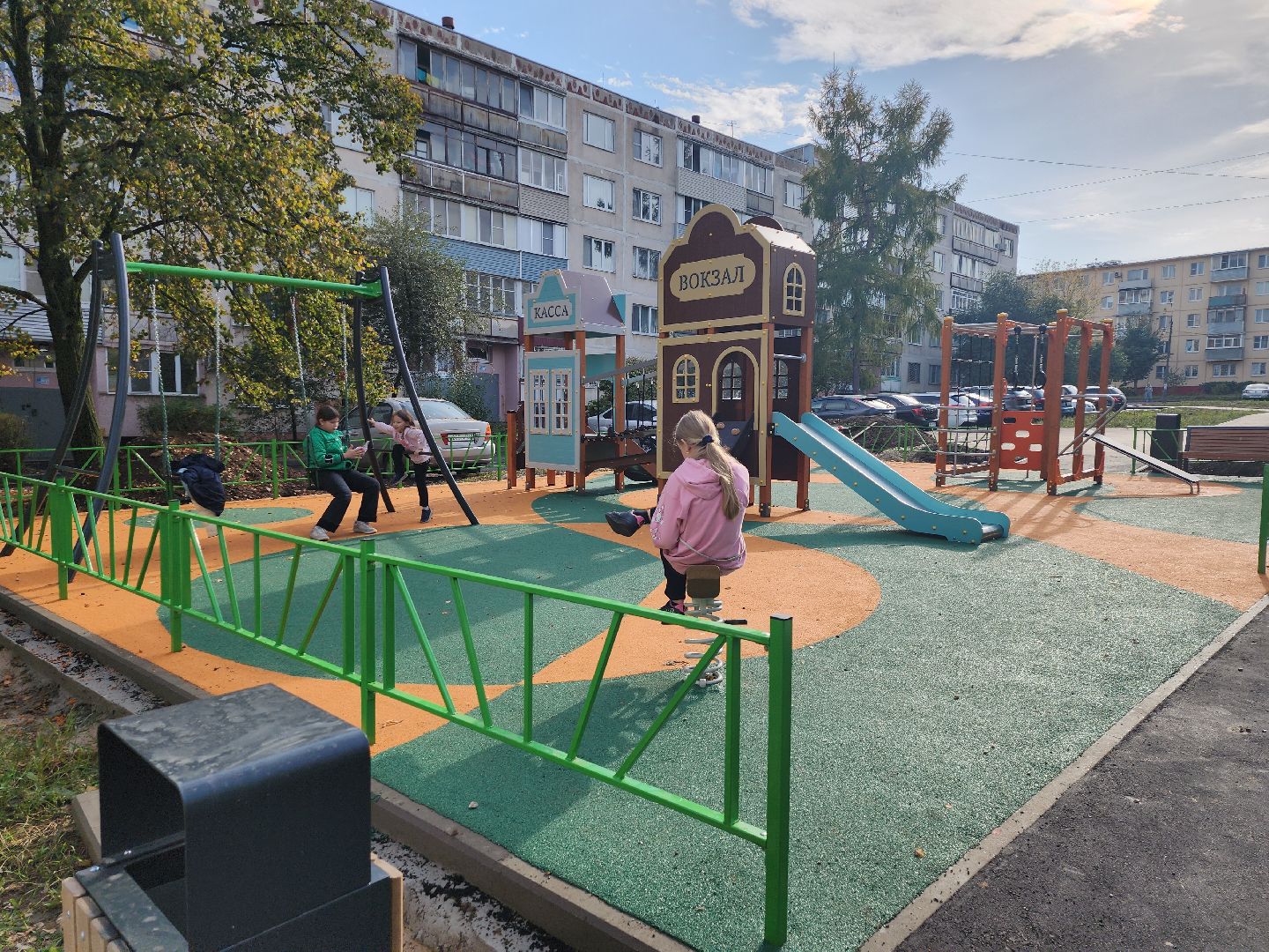 серпухов, подмосковье, комплексное благоустройство, новая детская площадка,