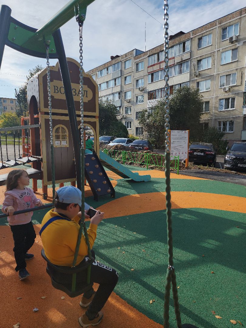 серпухов, подмосковье, комплексное благоустройство, новая детская площадка,