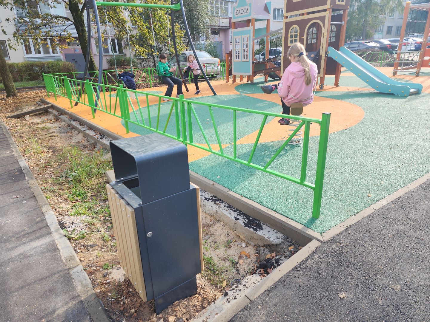 серпухов, подмосковье, комплексное благоустройство, новая детская площадка,