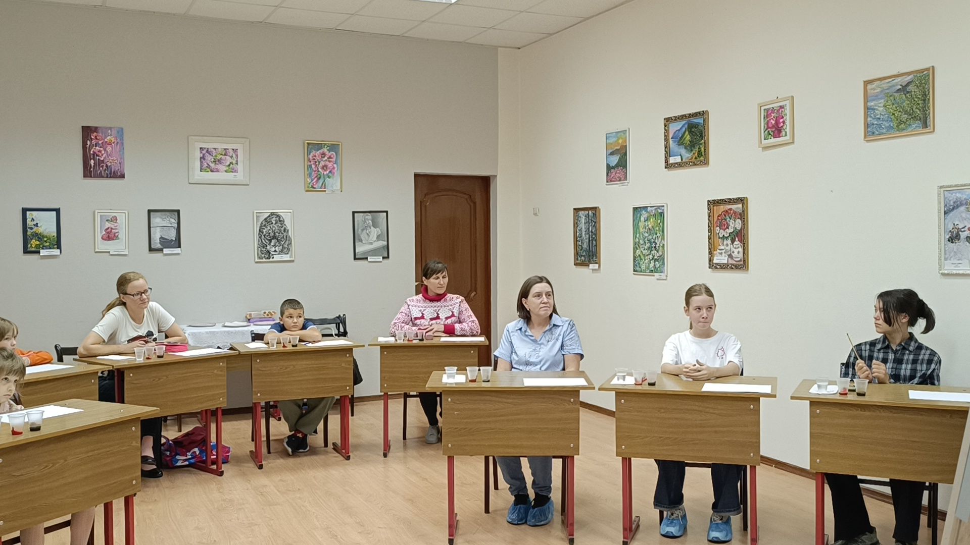 мастер класс, лобня, мезенская роспись,