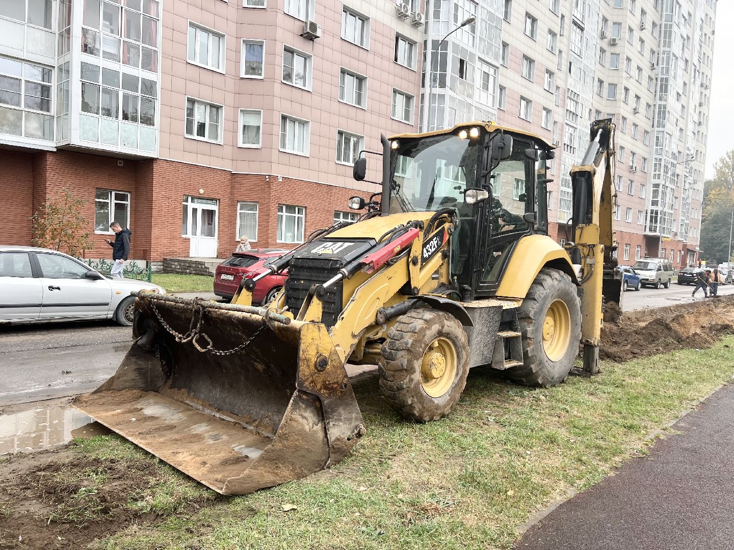 Балашиха, Подмосковье, Благоустройство дворов в Балашихе, парковочные места,