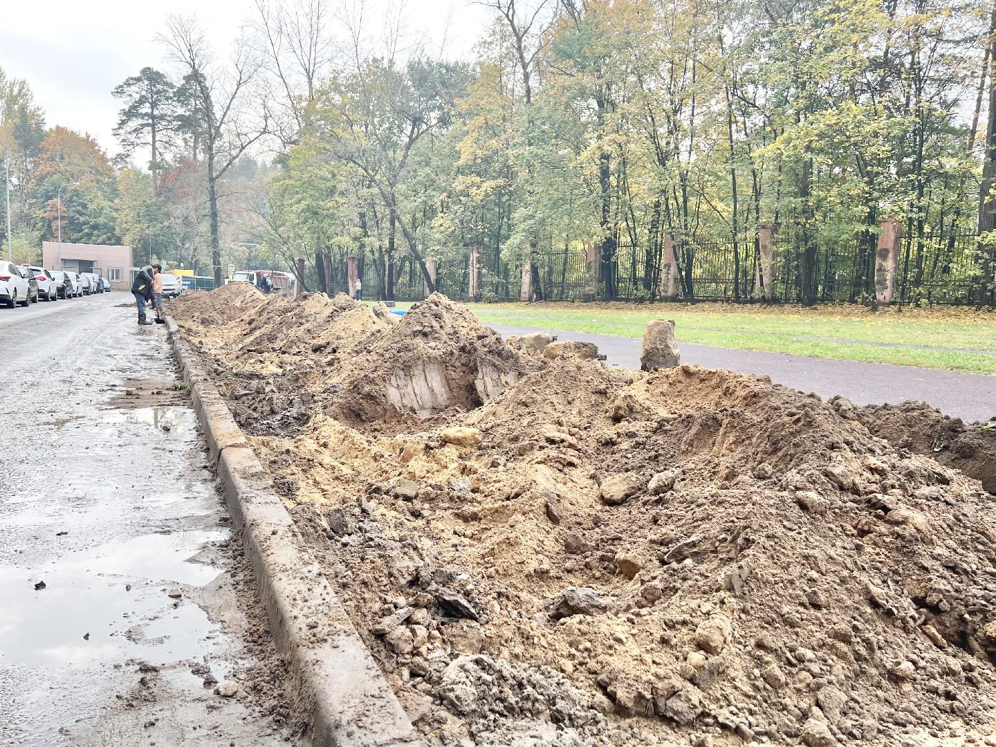 Балашиха, Подмосковье, Благоустройство дворов в Балашихе, парковочные места,