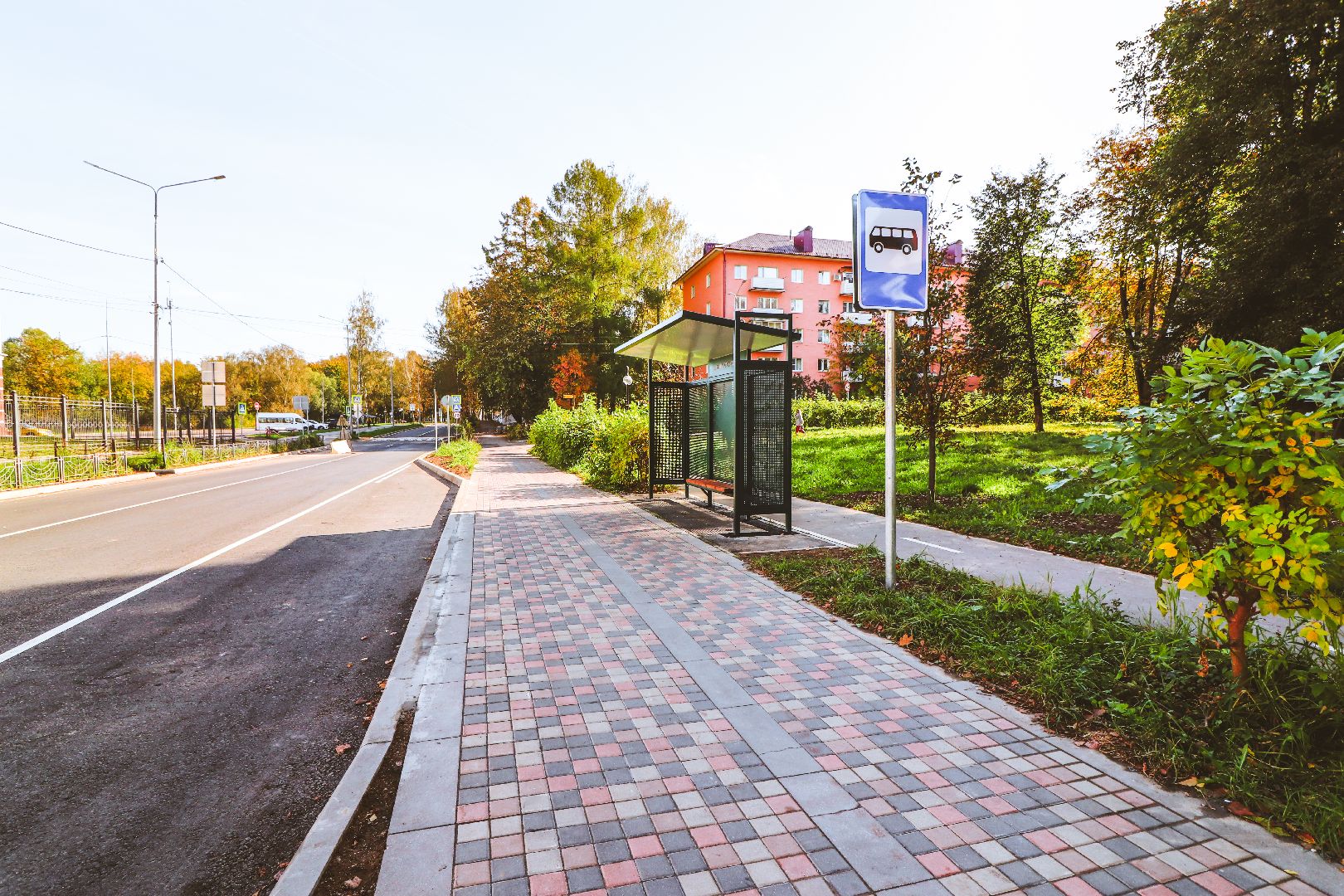 Клин, общество, автобусные остановки,