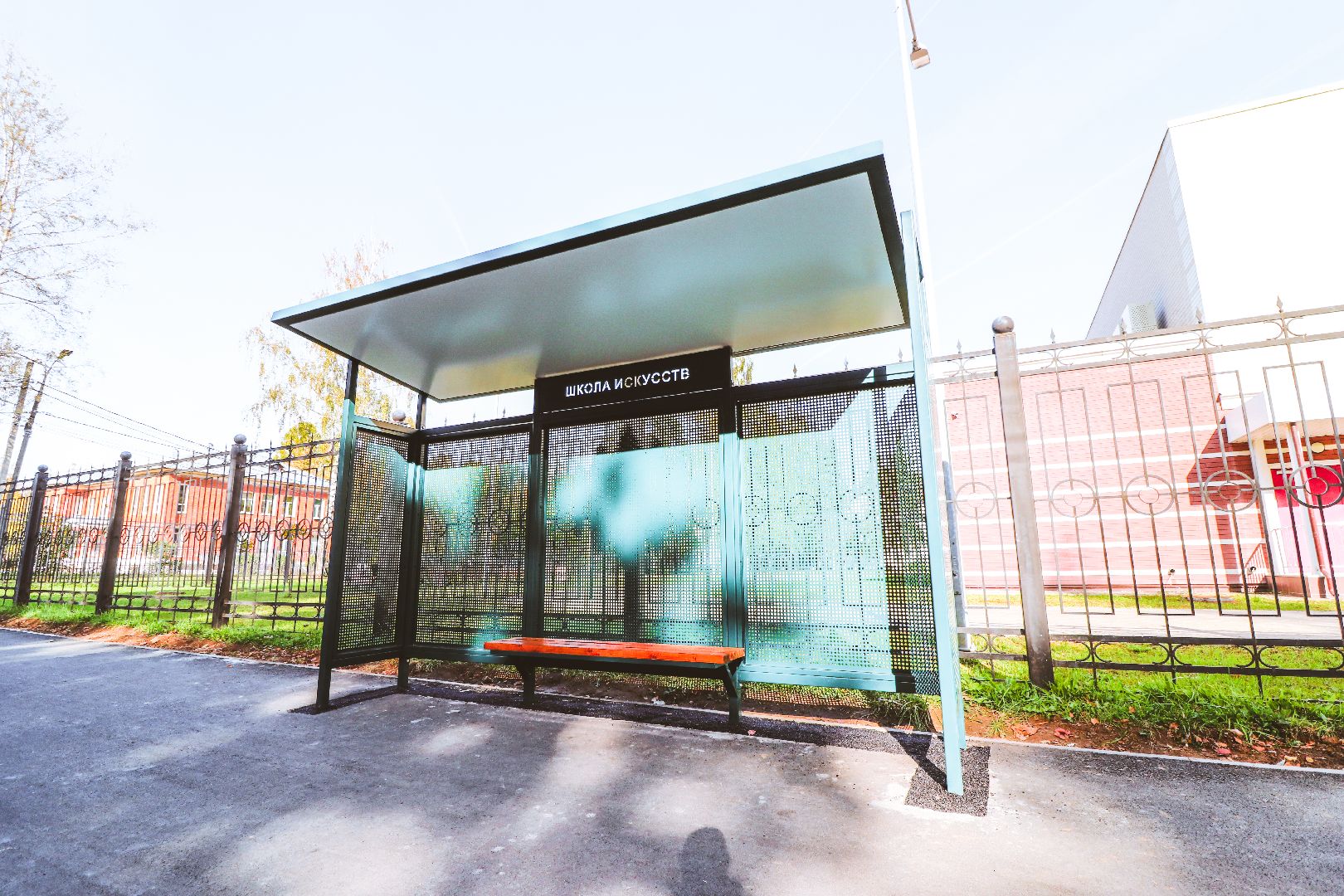 Клин, общество, автобусные остановки,