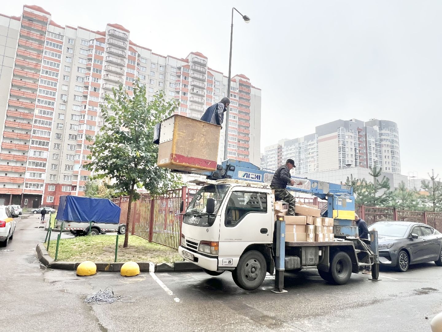 Балашиха, Подмосковье, Модернизация уличного освещения, Благоустройство дворов,