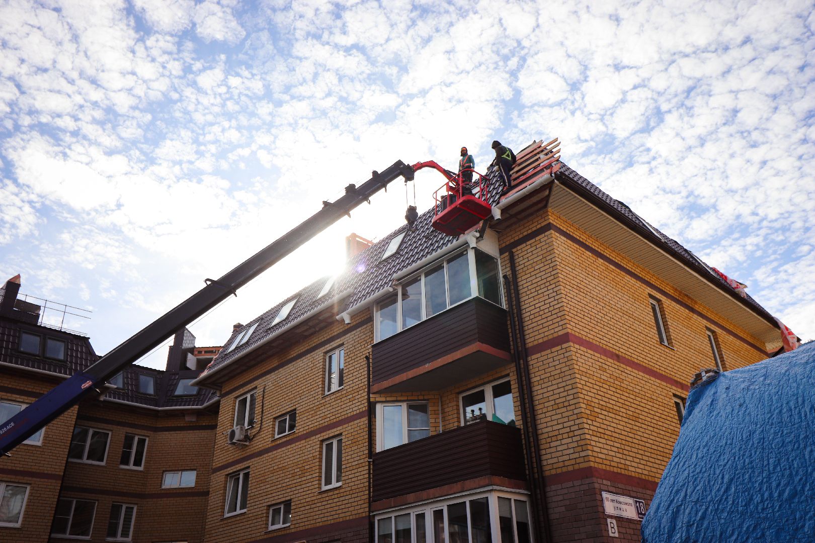 Клин, общество, ремонт крыши, ЖКХ,