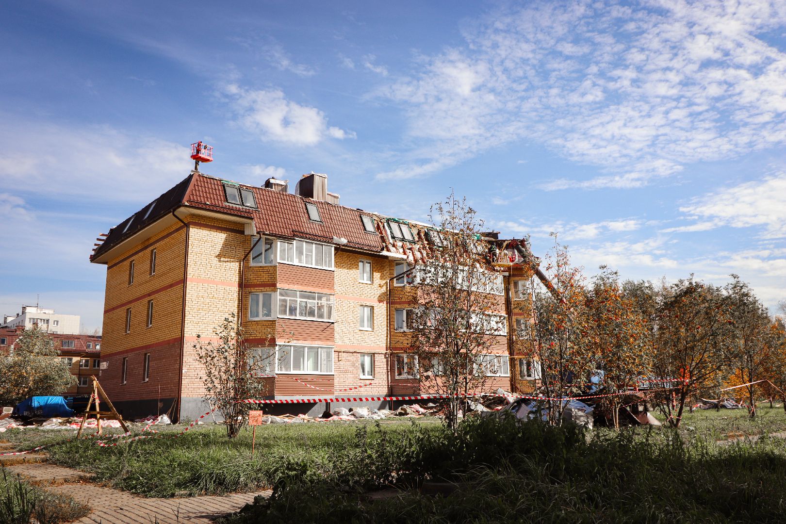 Клин, общество, ремонт крыши, ЖКХ,