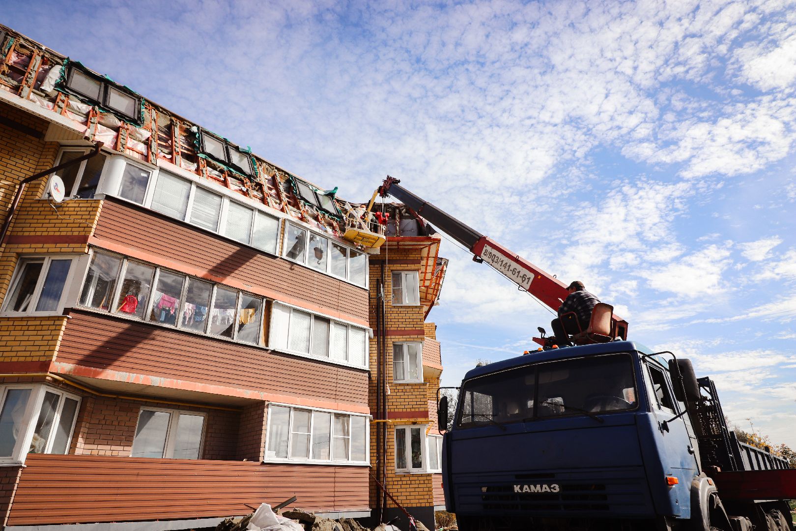 Клин, общество, ремонт крыши, ЖКХ,