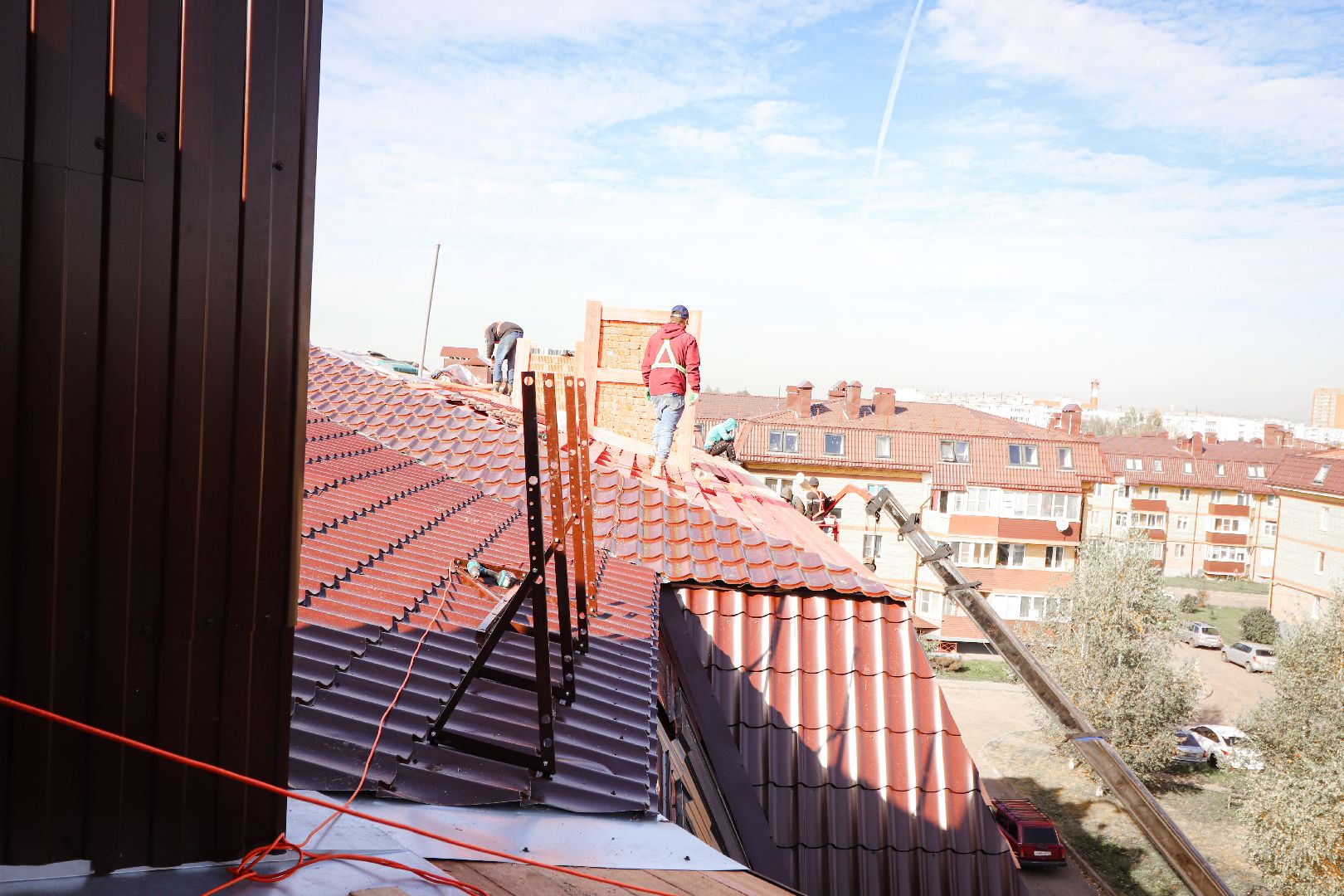 Клин, общество, ремонт крыши, ЖКХ,