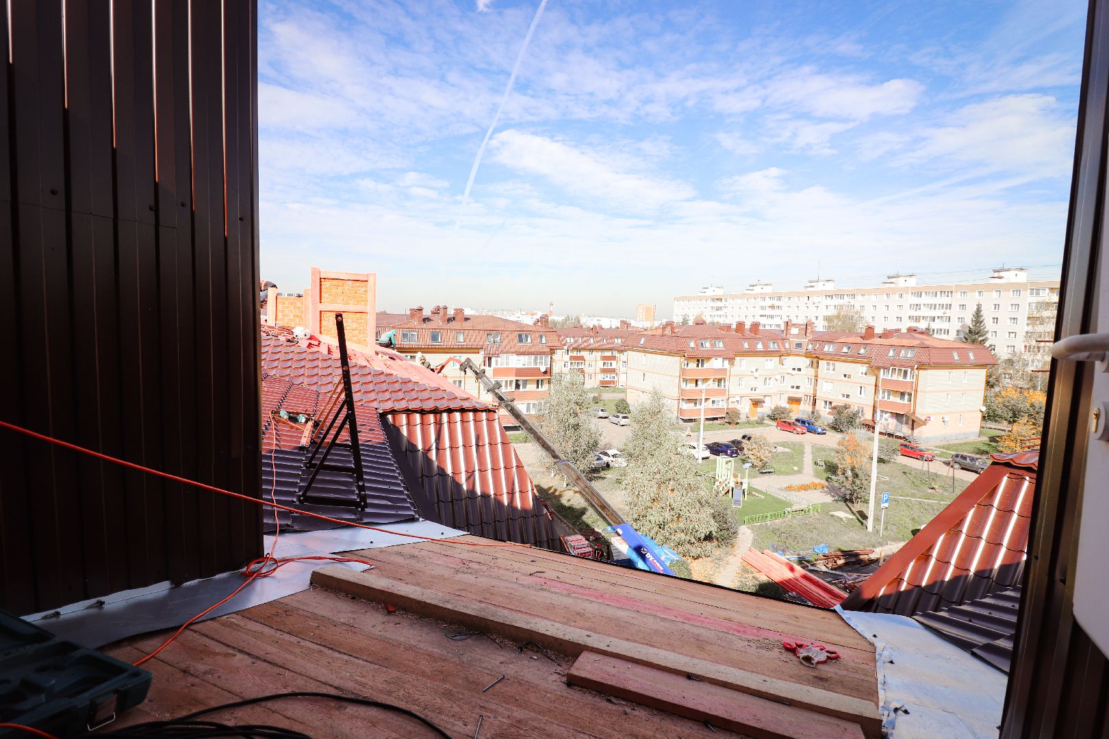 Клин, общество, ремонт крыши, ЖКХ,