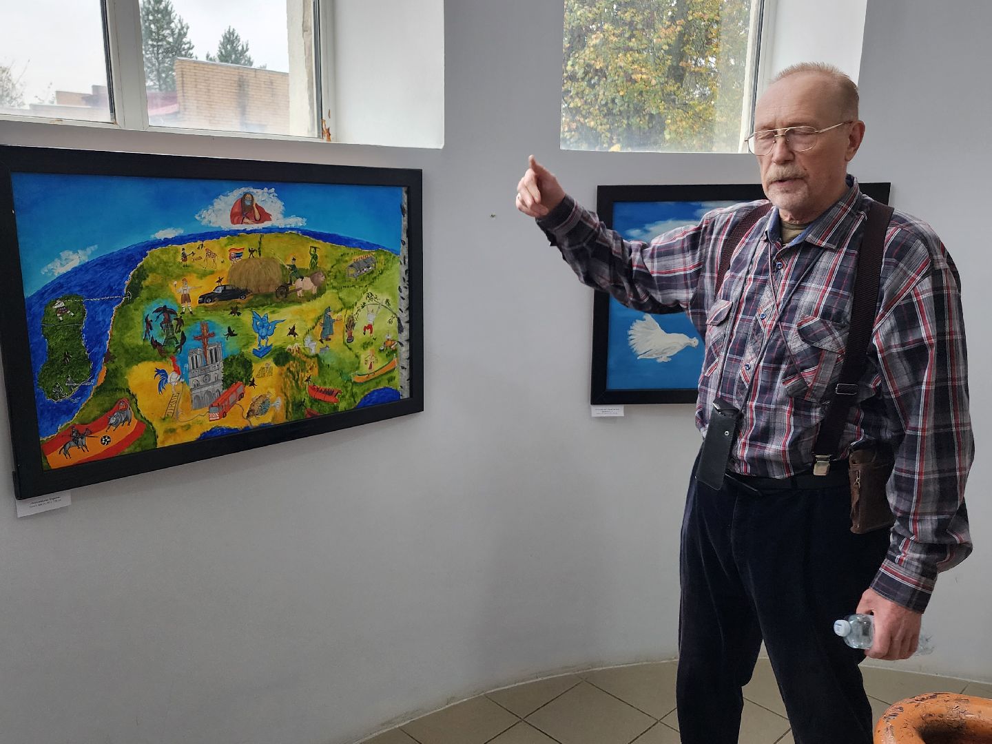 выставка картин, волоколамск, библиотека, культура,