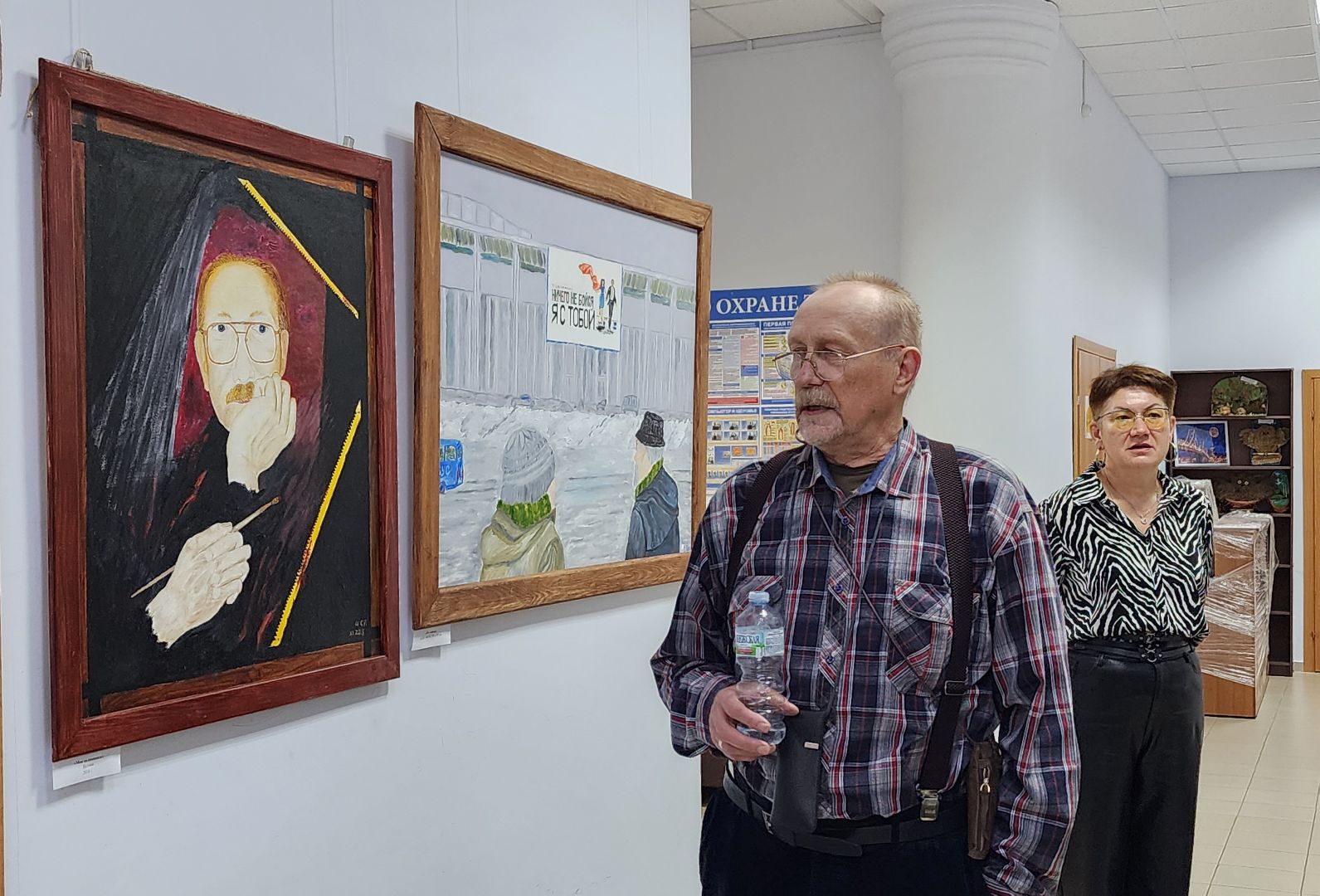 выставка картин, волоколамск, библиотека, культура,