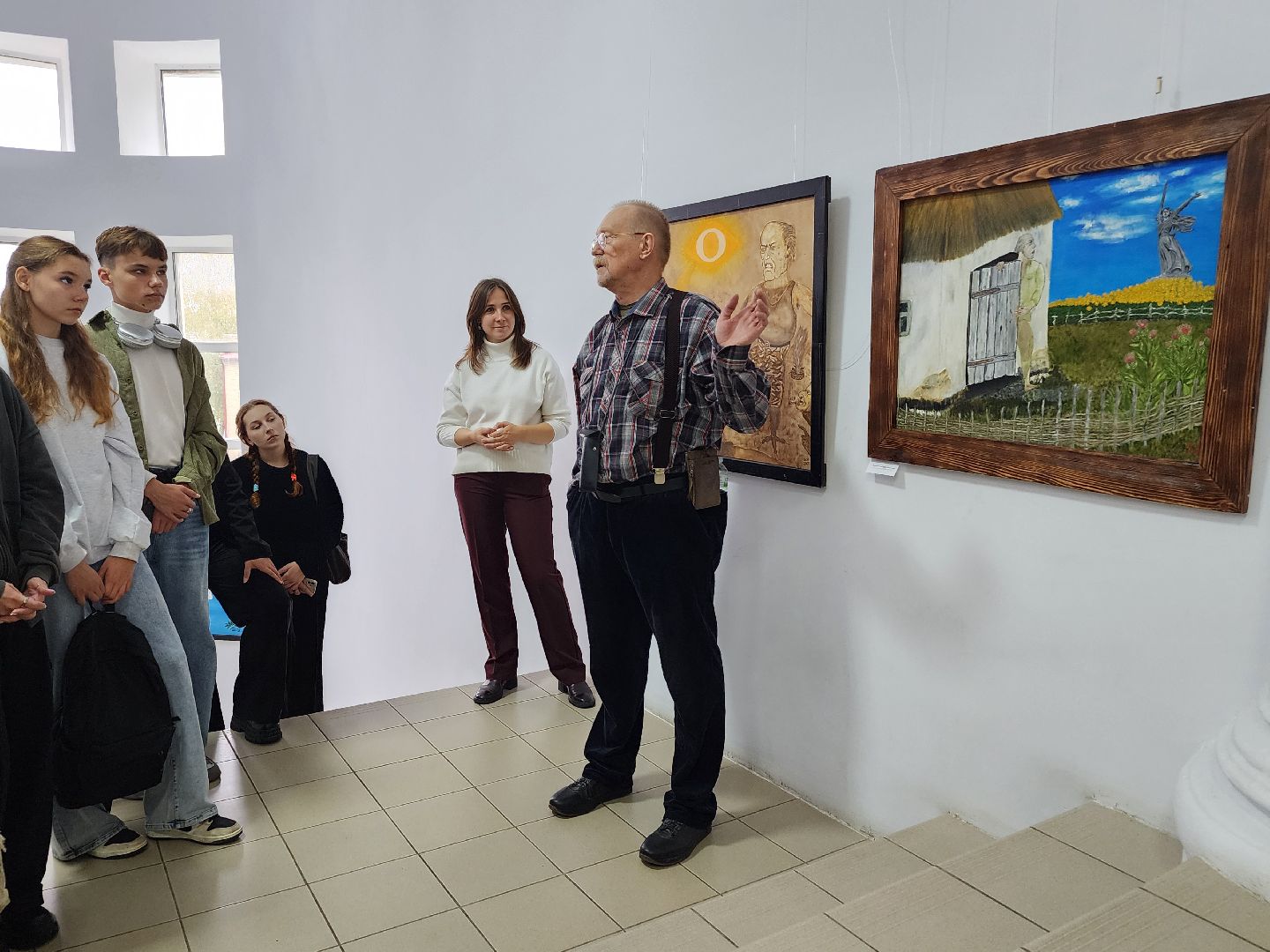 выставка картин, волоколамск, библиотека, культура,