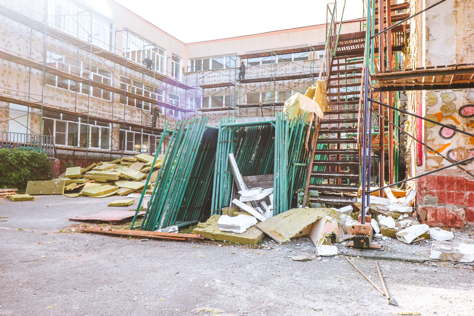 Клин, общество, Подмосковье, образование, ремонт школы,