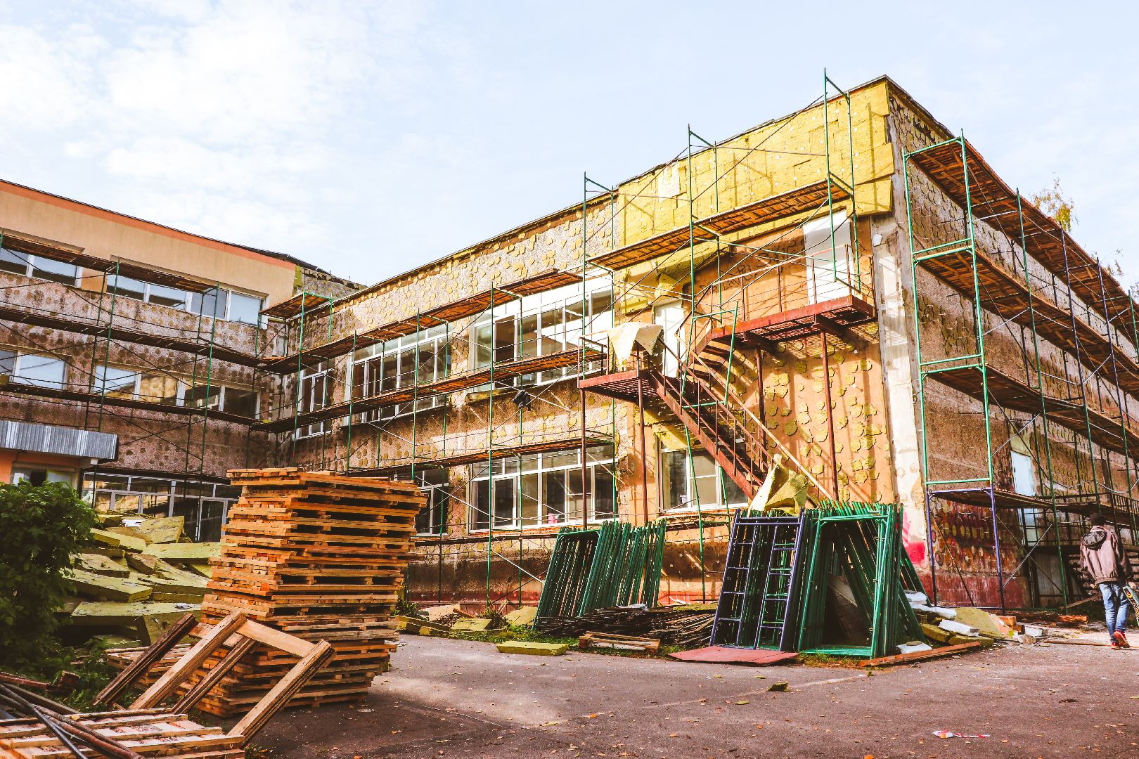 Клин, общество, Подмосковье, образование, ремонт школы,