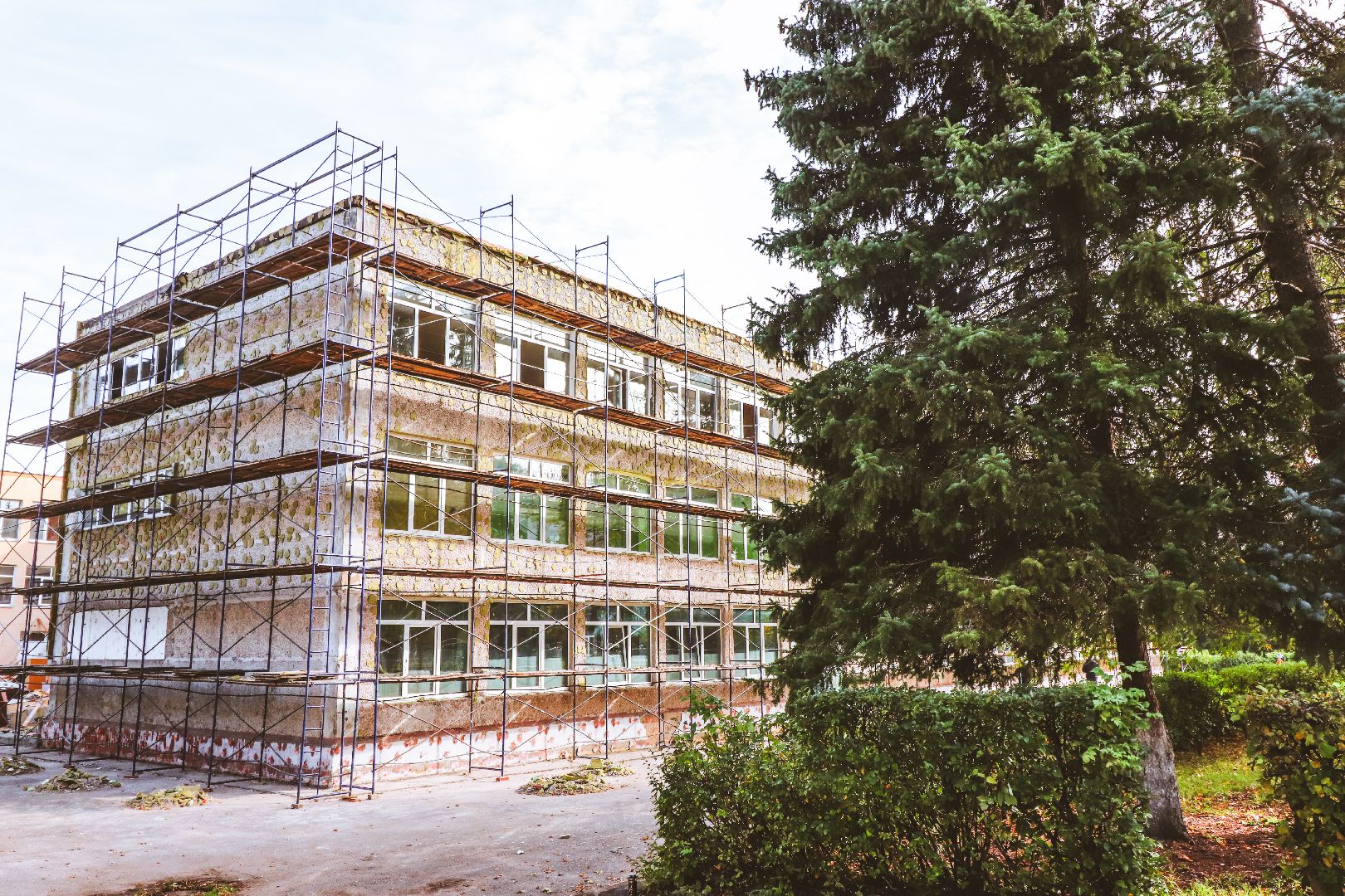 Клин, общество, Подмосковье, образование, ремонт школы,