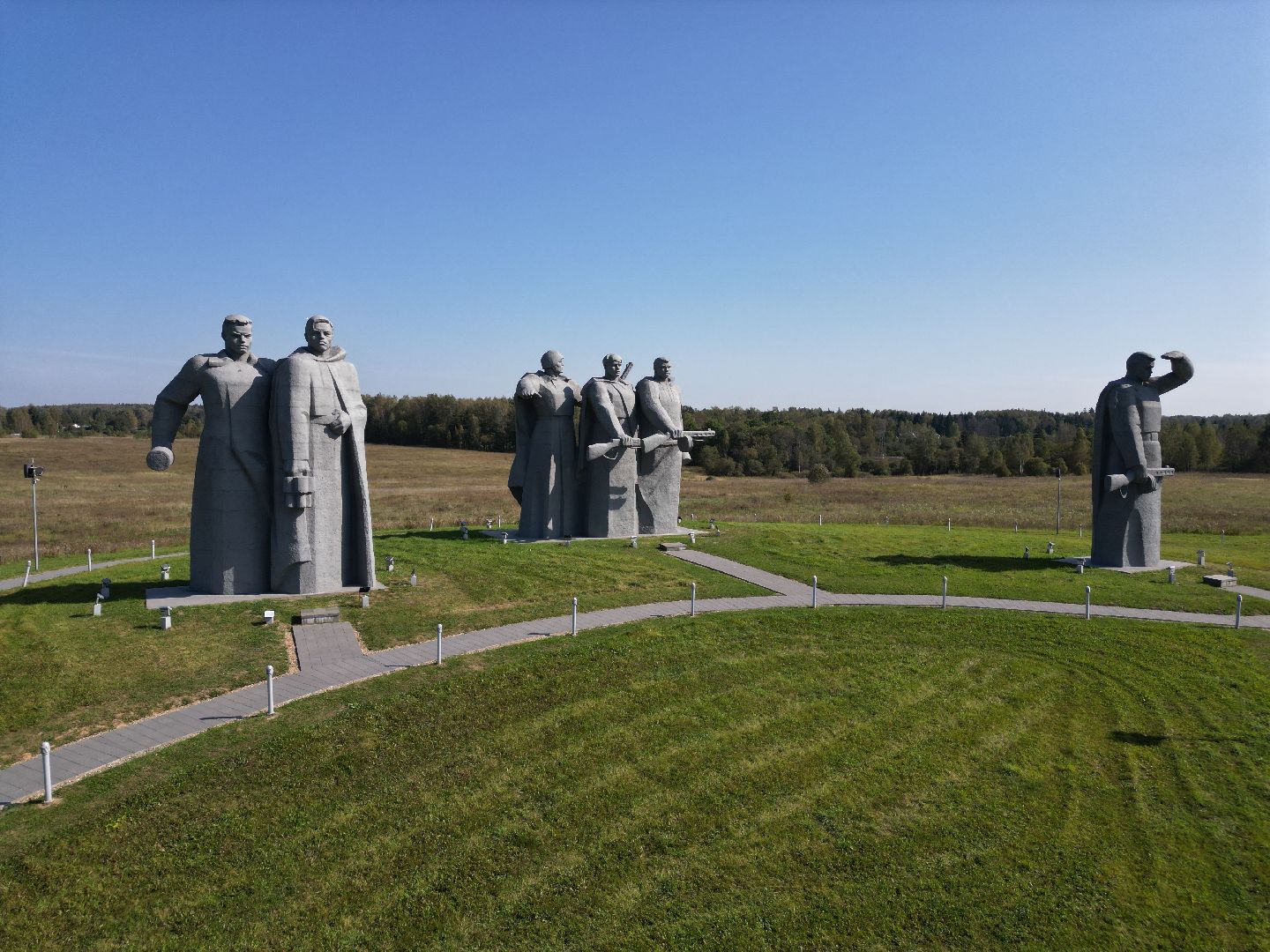 видео с коптера, волоколамск, памятник, вов, города, музей,