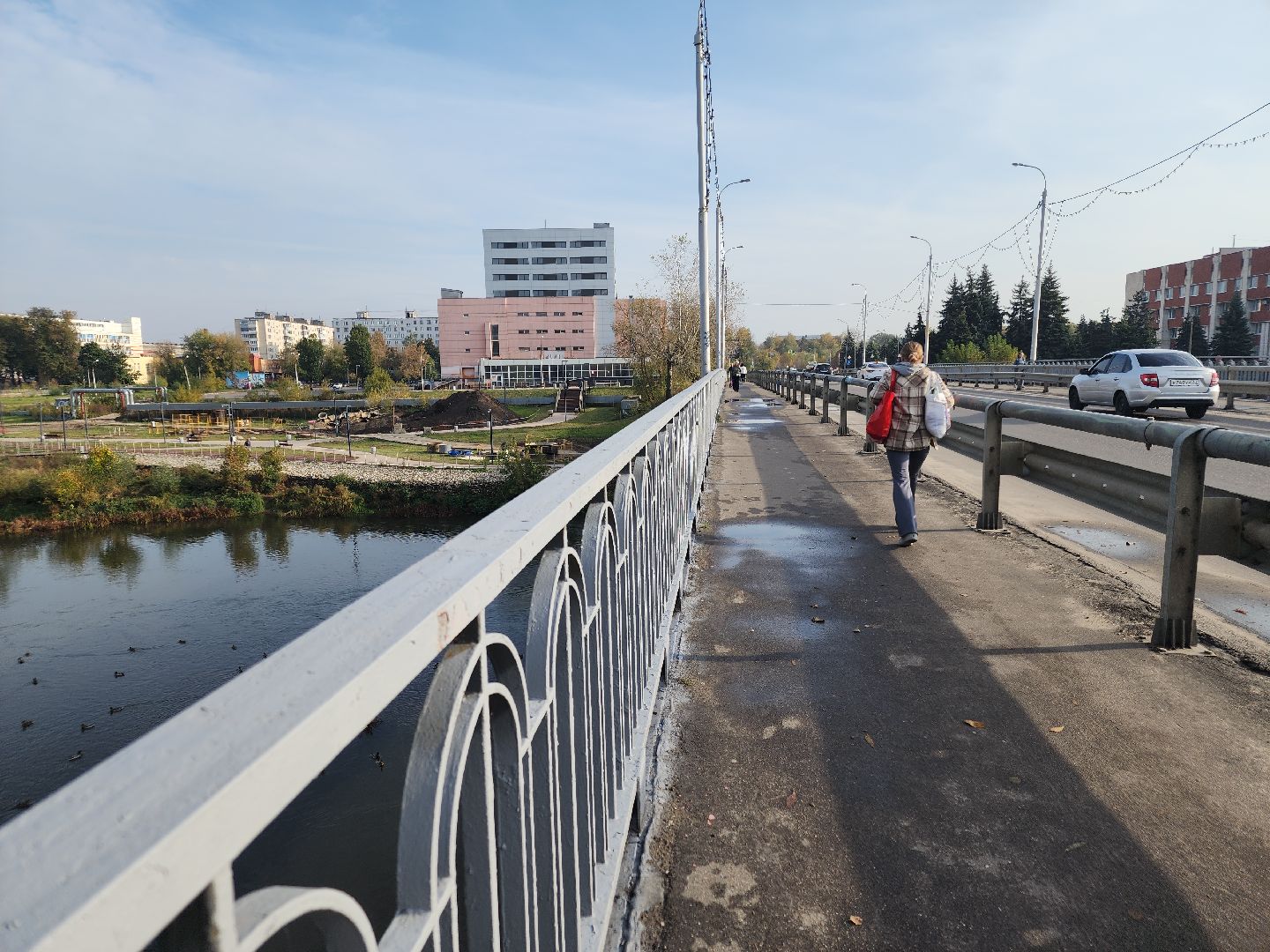 добродел, орехово зуево, мост через Клязьму,