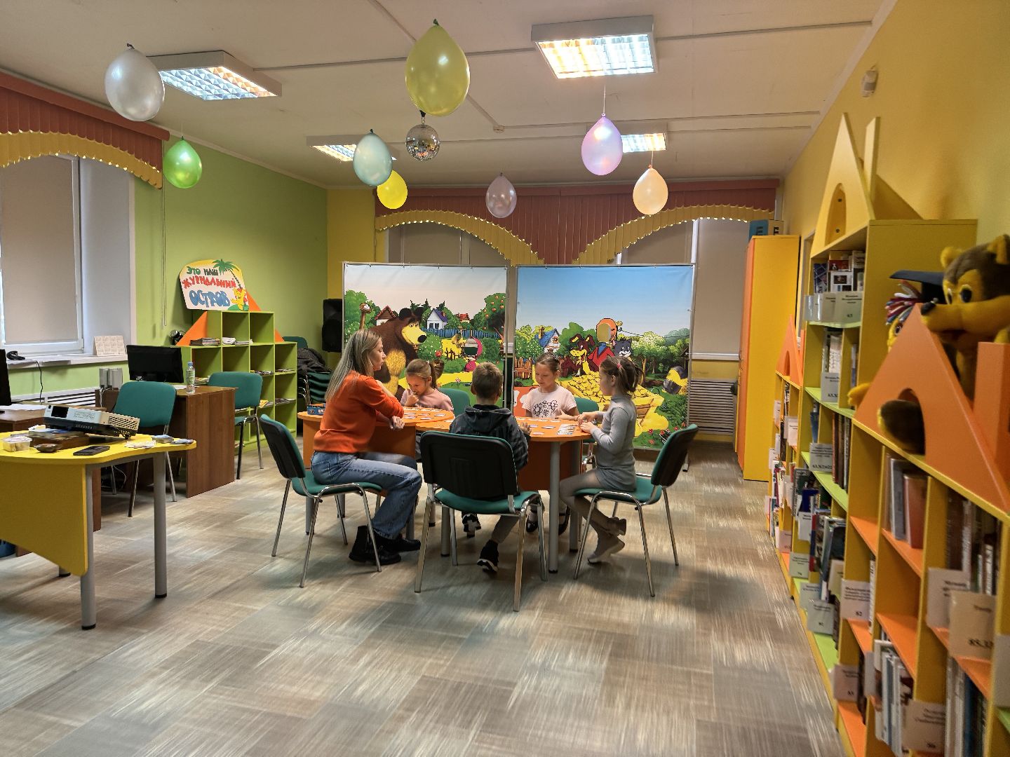 шаховская, библиотека, лагерь, дети, библиоканикулы, библиолагерь,