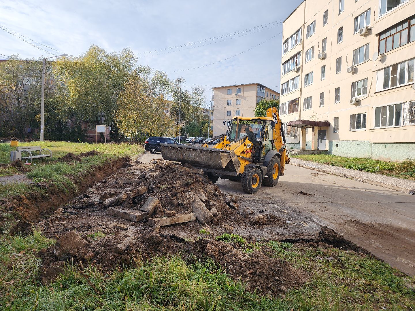 благоустройство, серпухов, подмосковье, комплексное благоустройство двора,