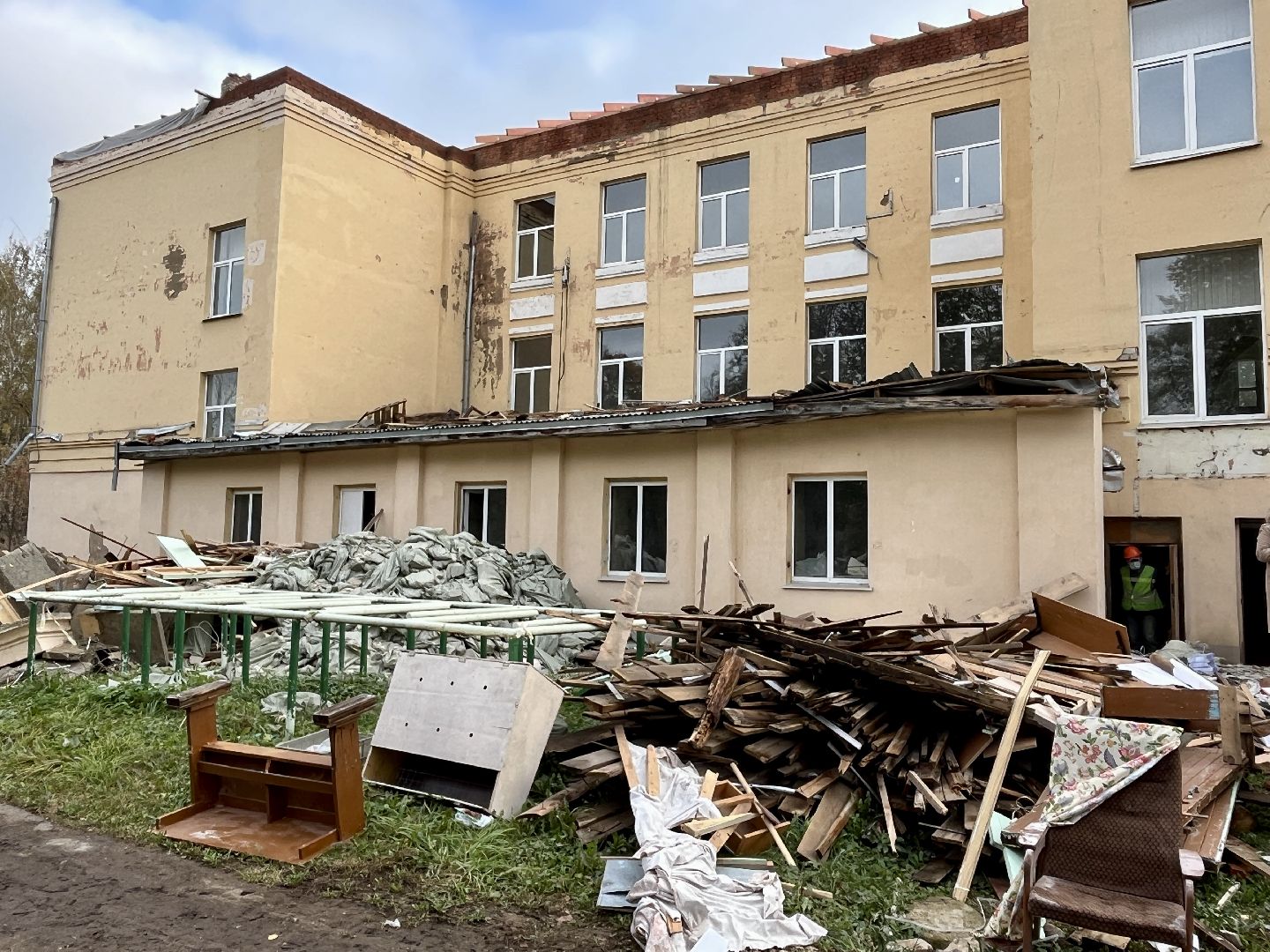 наро-фоминск, наро-фоминский городской округ, капитальный ремонт школы, Олег Рожнов,