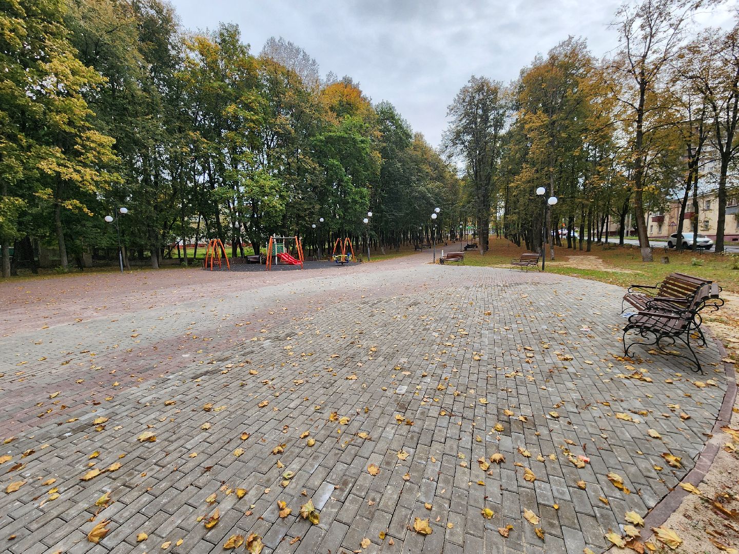 Чехов, сквер Ветеранов, благоустройство, замена брусчатки, ямочный ремонт, пешеходная зона, портал Добродел, Добродел благоустройство, Добродел общественные территории,