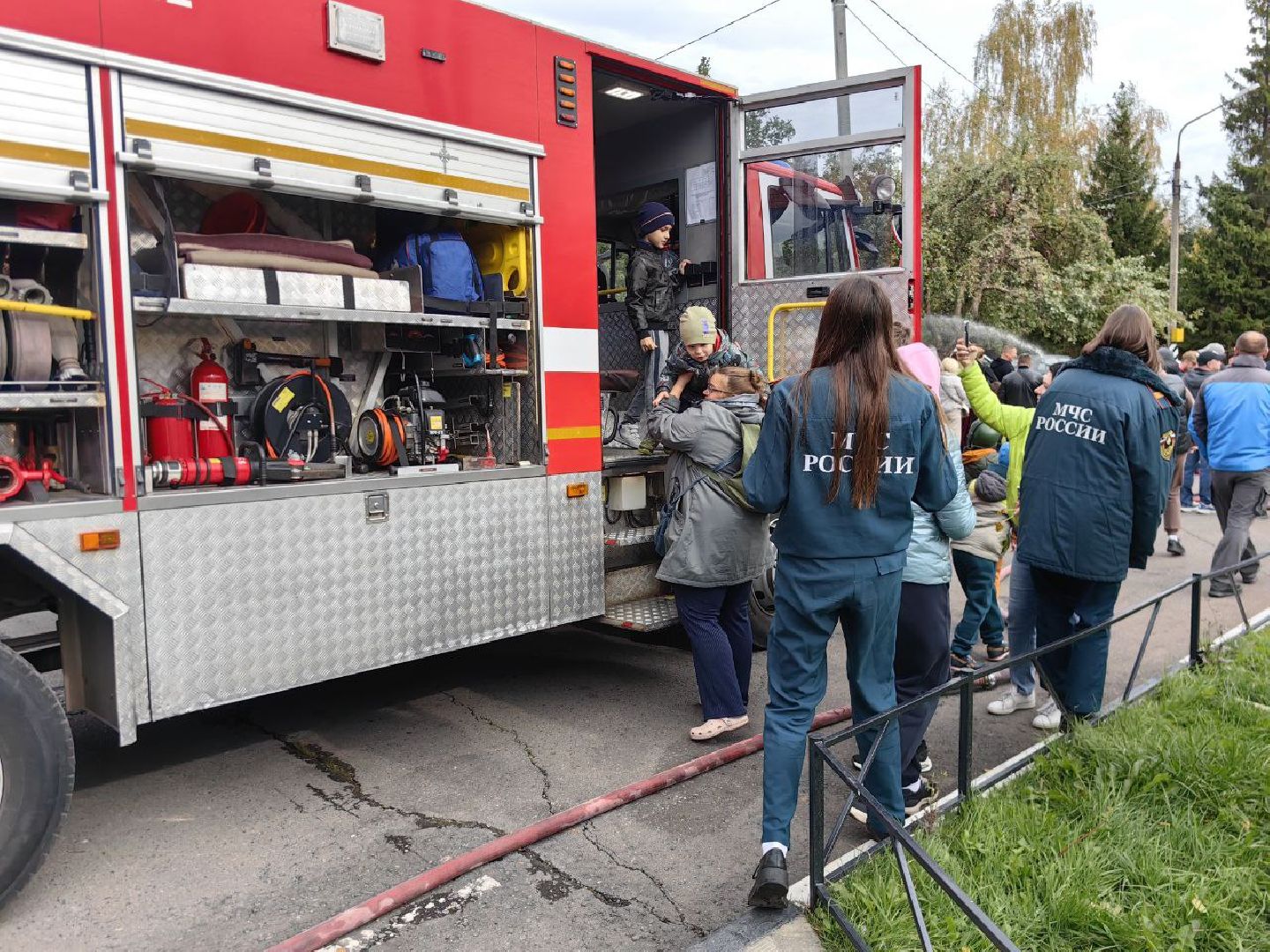 Домодедово, Подмосковье, Пожарная часть, Школьные каникулы, Каникулы, Спасатели,