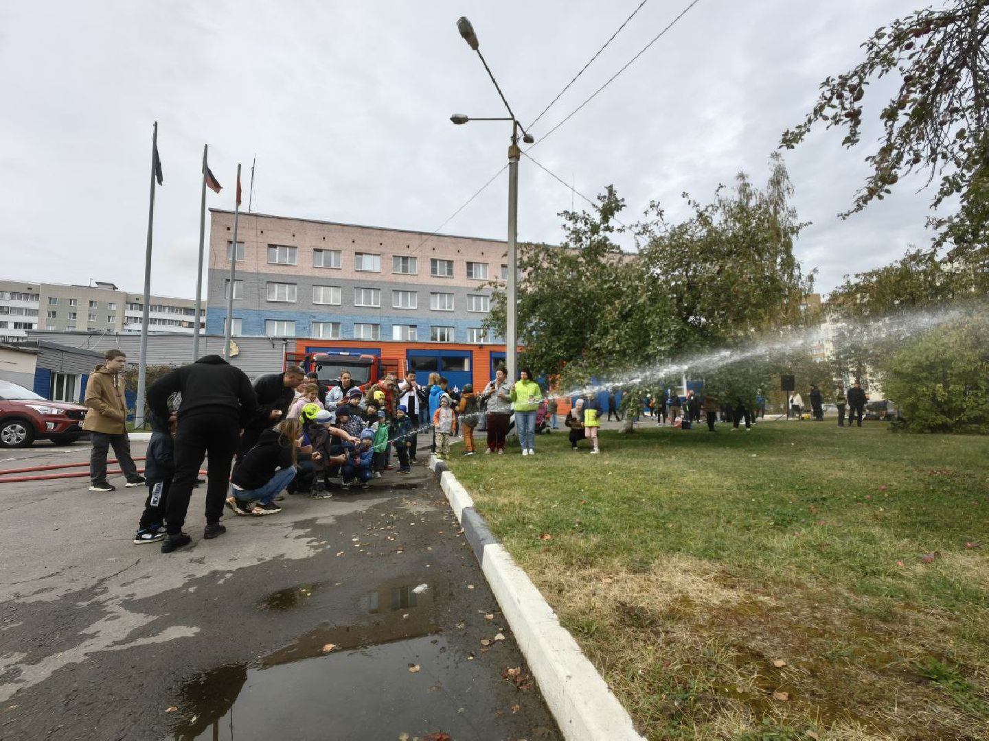 Домодедово, Подмосковье, Пожарная часть, Школьные каникулы, Каникулы, Спасатели,