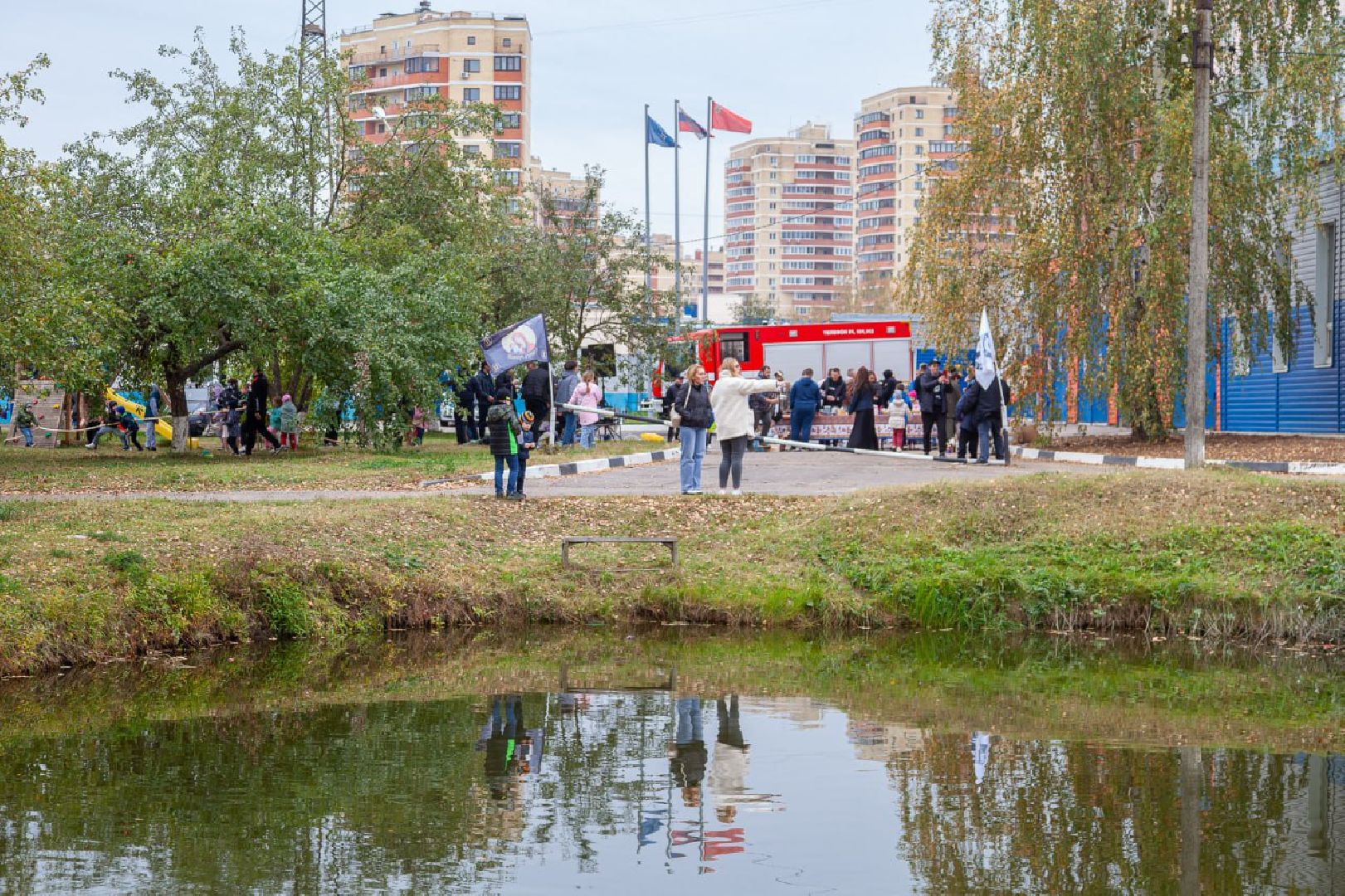 Домодедово, Подмосковье, Пожарная часть, Школьные каникулы, Каникулы, Спасатели,